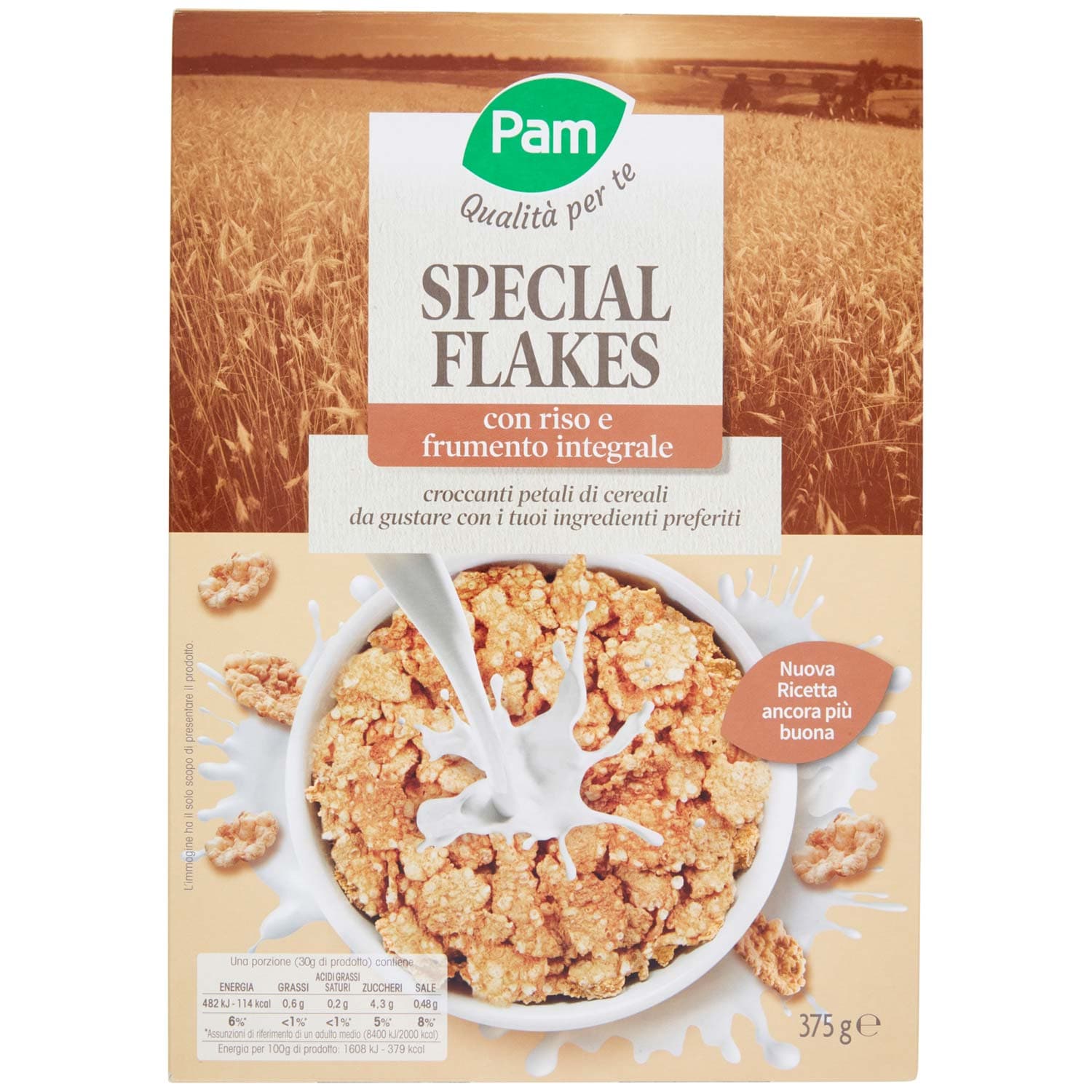 PAM Qualità per te Special Flakes con riso e frumento integrale 375 g – immagine 3