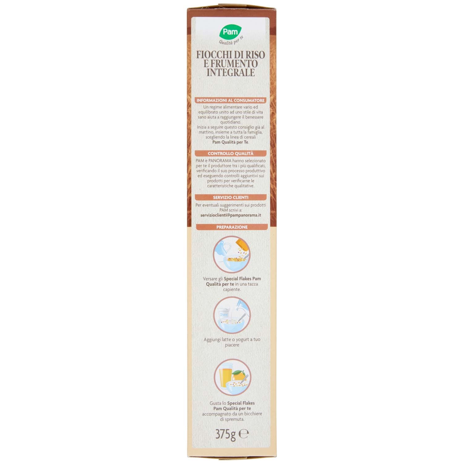 PAM Qualità per te Special Flakes con riso e frumento integrale 375 g – immagine 4