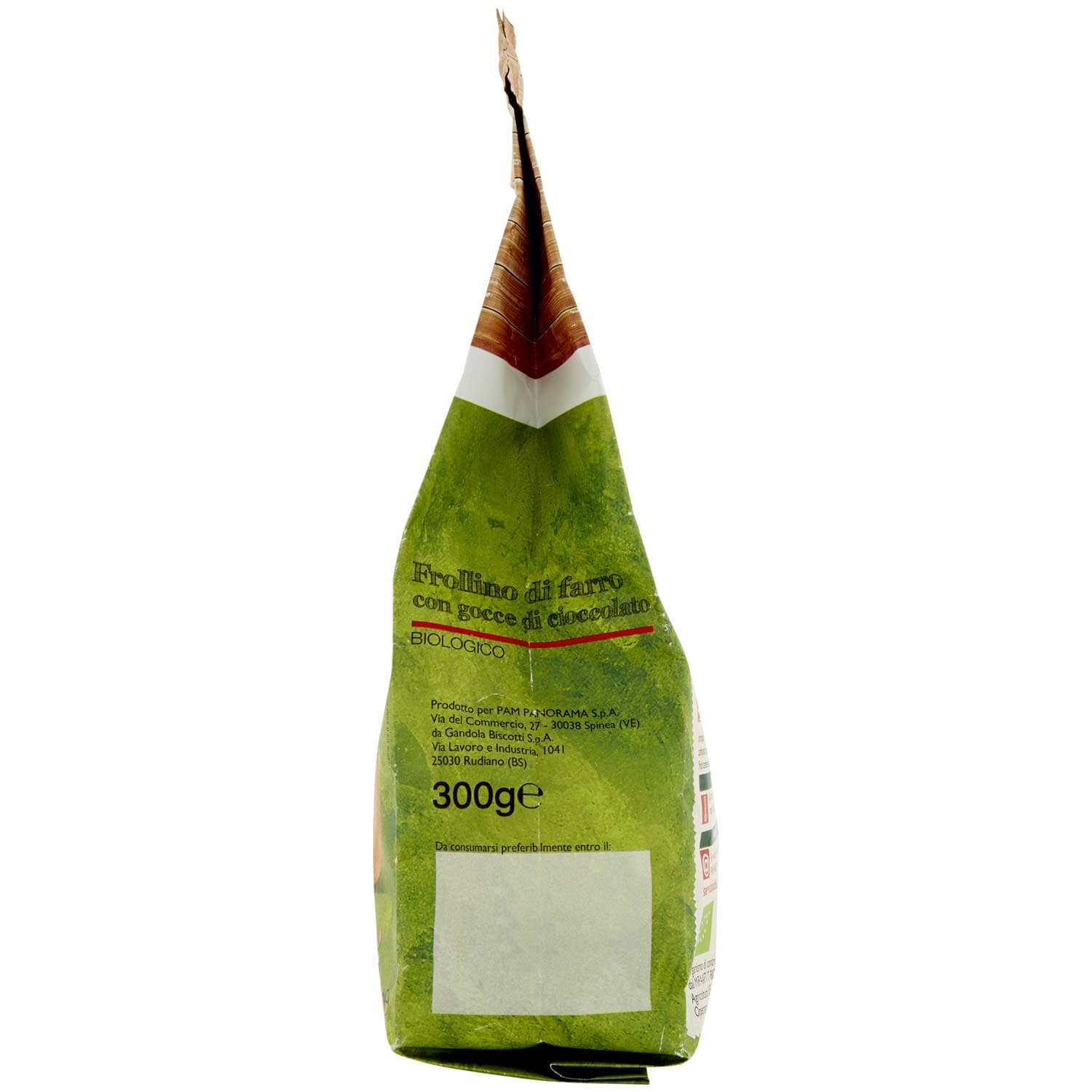 BIO Frollino di farro con gocce di cioccolato Biologico 300 g – immagine 6