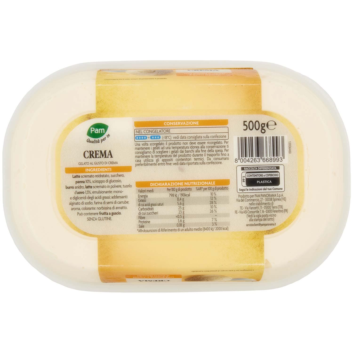 PAM PANORAMA Gelato alla Crema 500 g – immagine 5