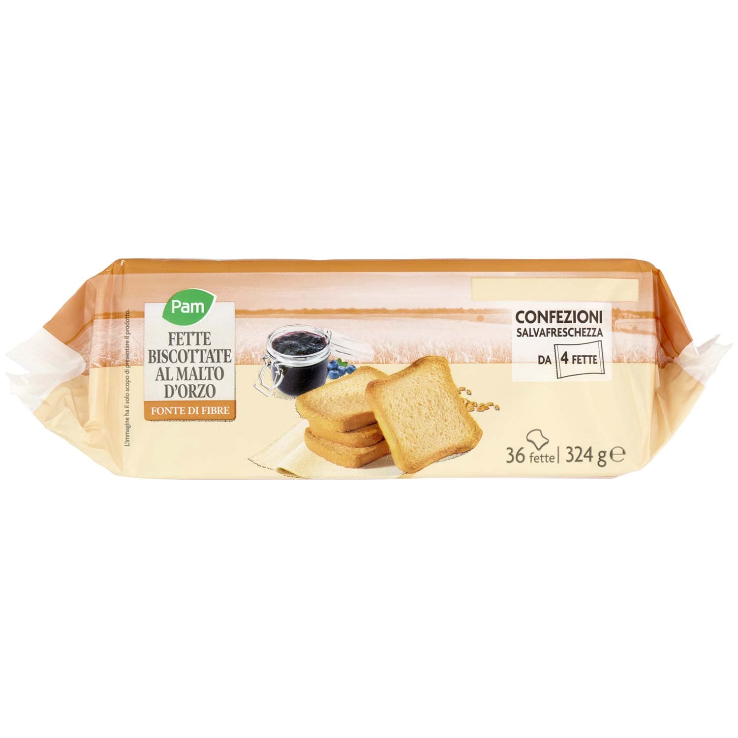 PAM Fette Biscottate al Malto d'Orzo 324 g – immagine 7