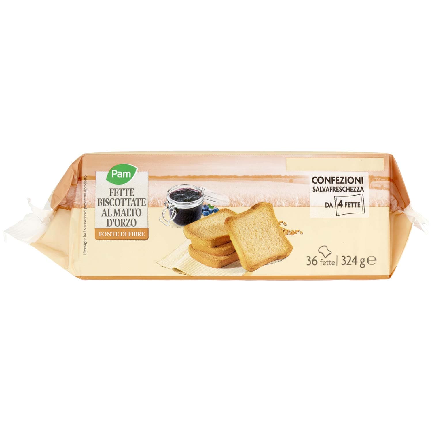 PAM Fette Biscottate al Malto d'Orzo 324 g – immagine 8