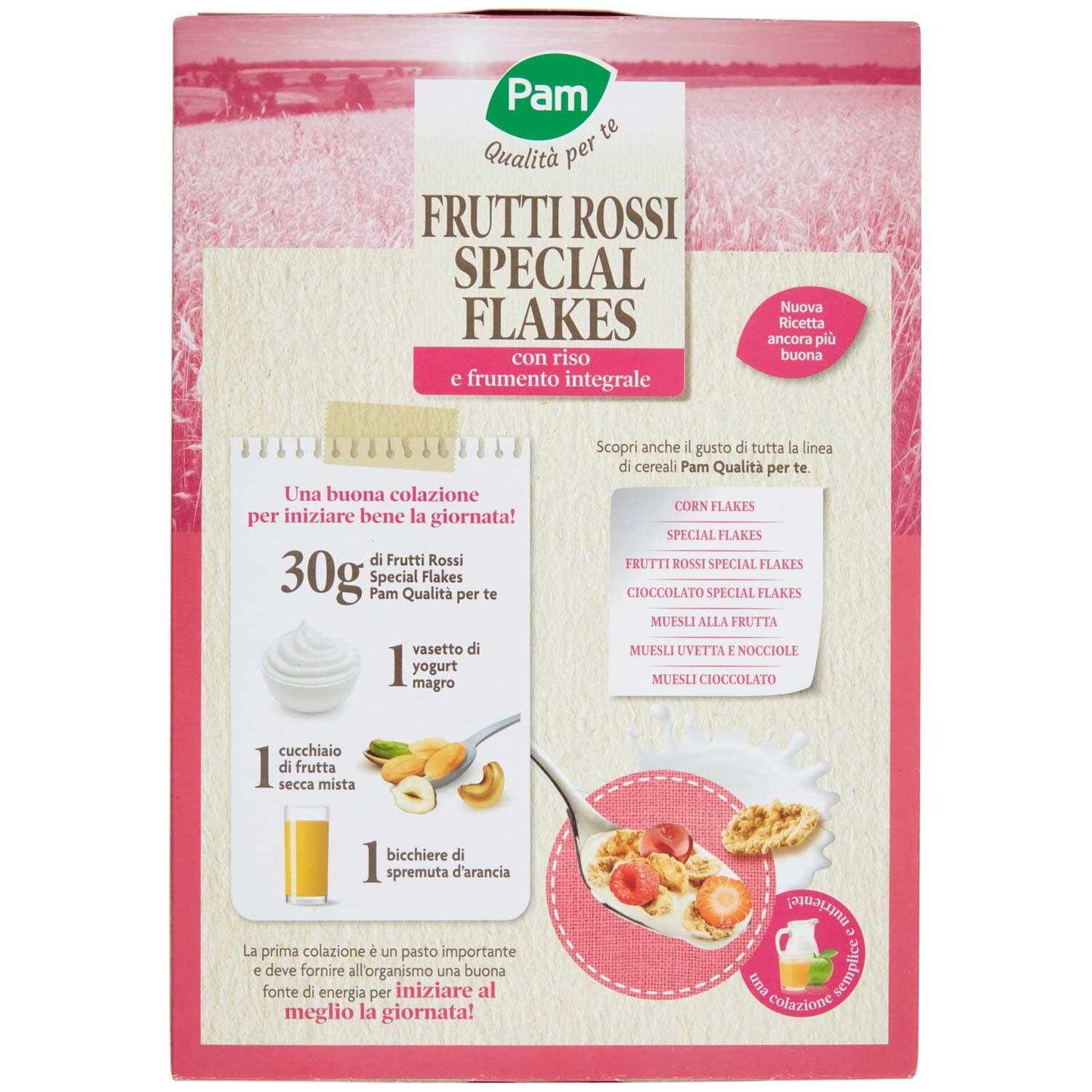PAM Qualità per te Frutti Rossi Special Flakes con riso e frumento integrale 300 g – immagine 5