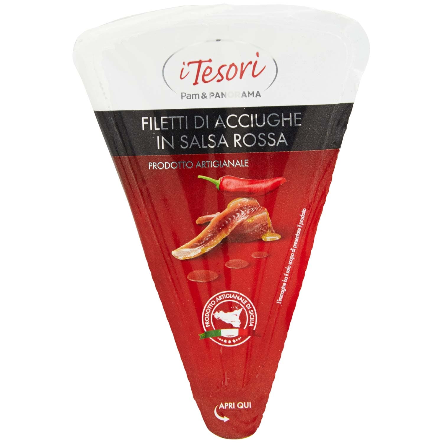 I TESORI Filetti di Acciughe in Salsa Rossa 80 g – immagine 3