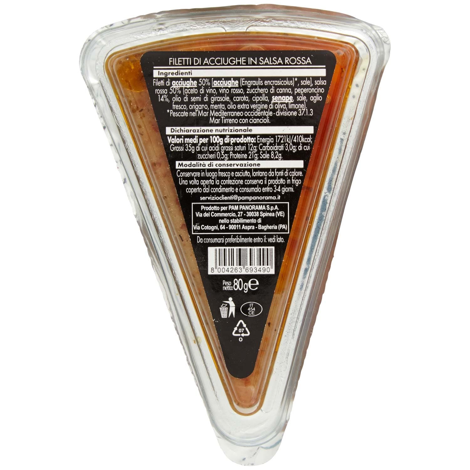I TESORI Filetti di Acciughe in Salsa Rossa 80 g – immagine 5