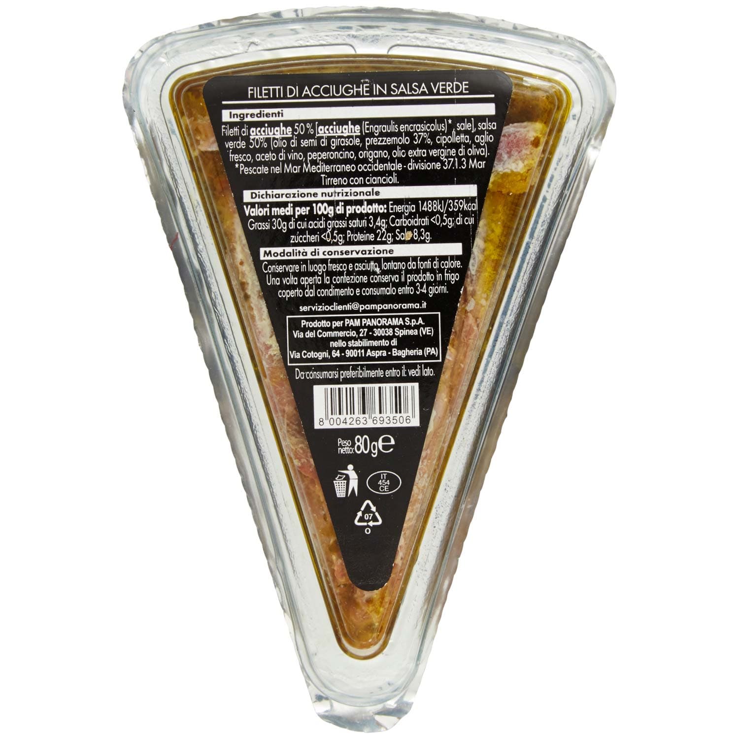I TESORI Filetti di Acciughe in Salsa Verde 80 g – immagine 5