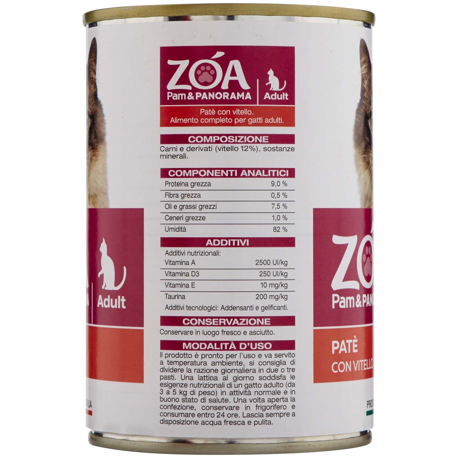 ZOA Adult Patè con Vitello 400 g – immagine 6