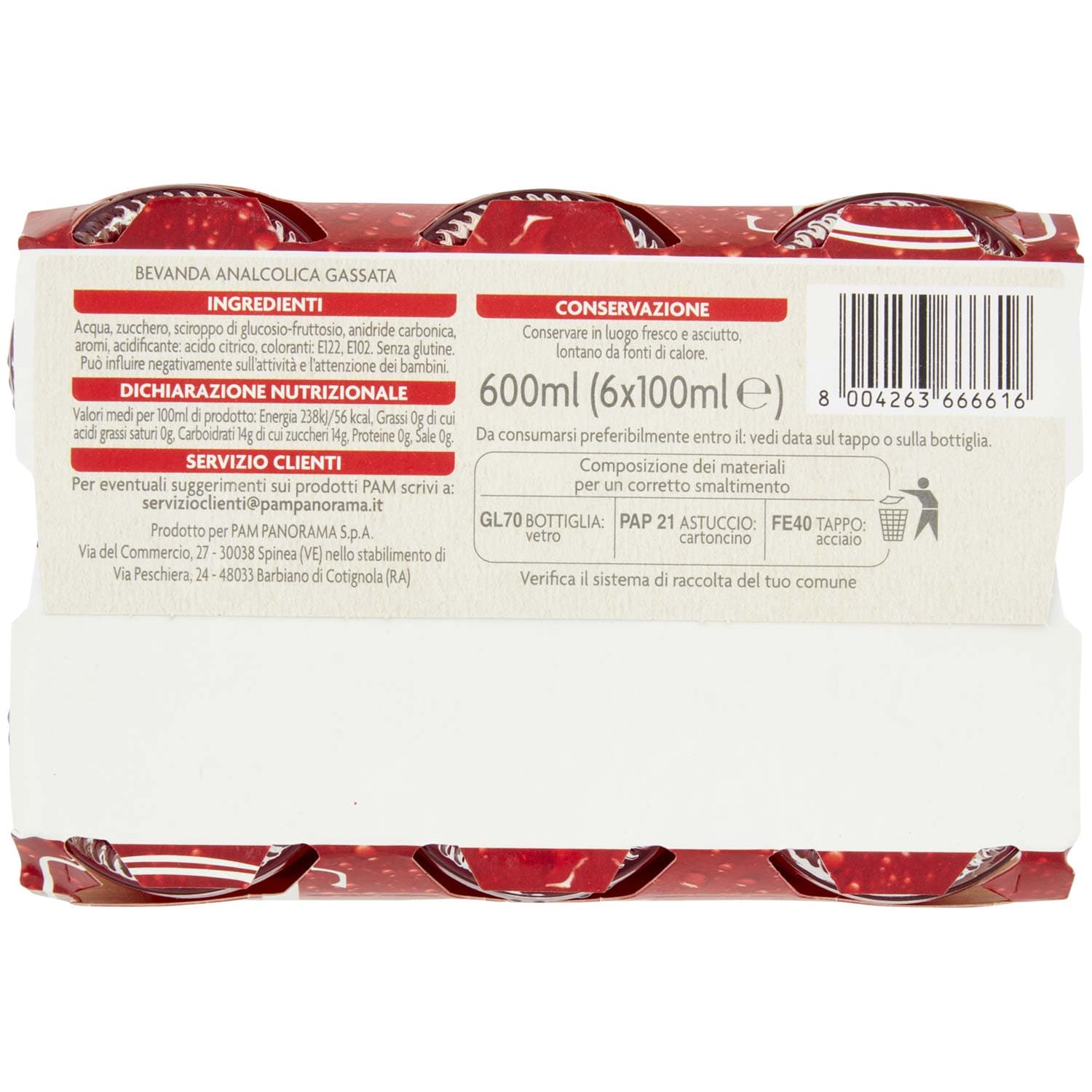 PAM PANORAMA Bitter 600ml (100ml x 6) – immagine 8