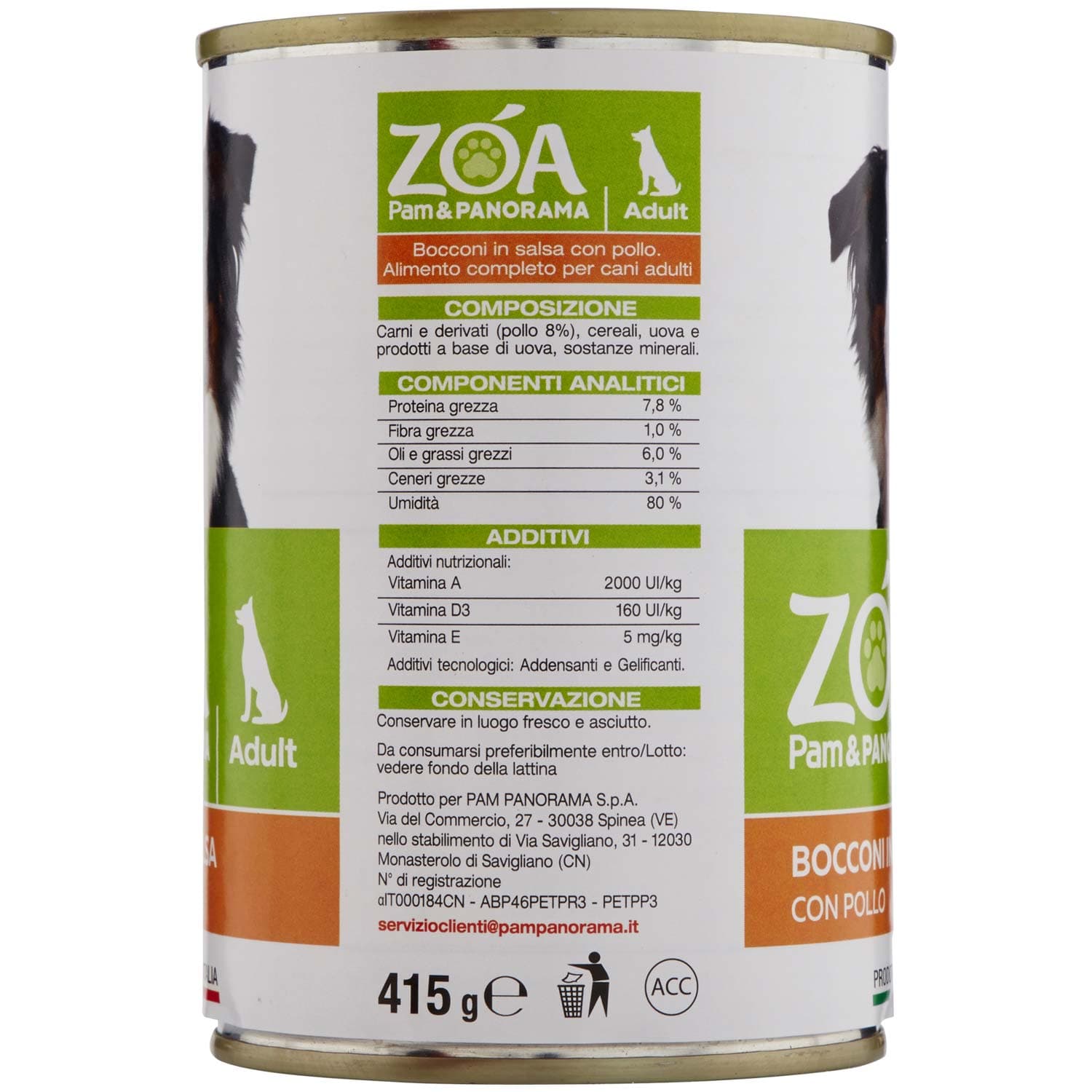 ZOA Adult Bocconi in Salsa con Pollo 415 g – immagine 6