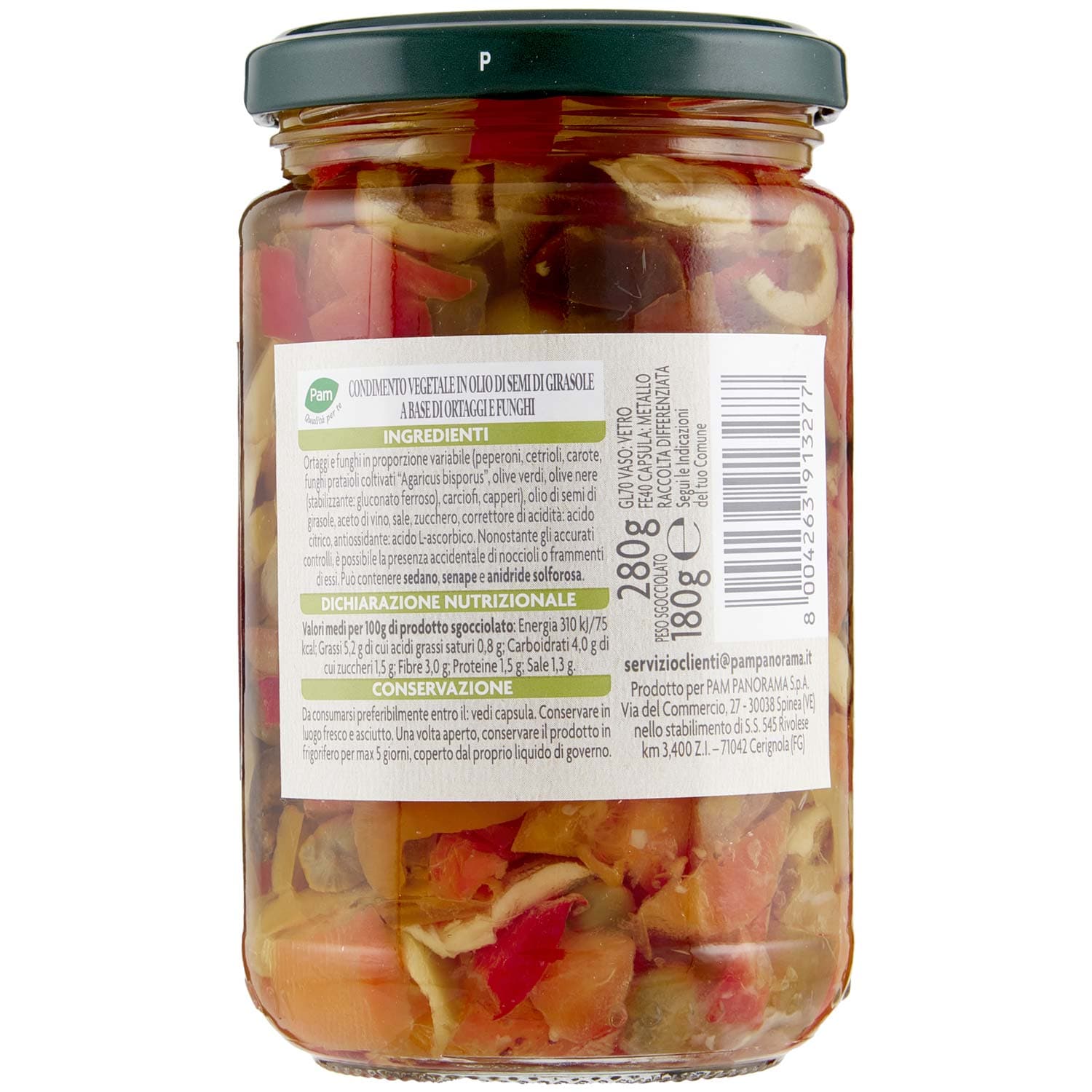 PAM Qualità per te il Condimento per Insalata di Riso in olio di semi di girasole 280 g – immagine 5
