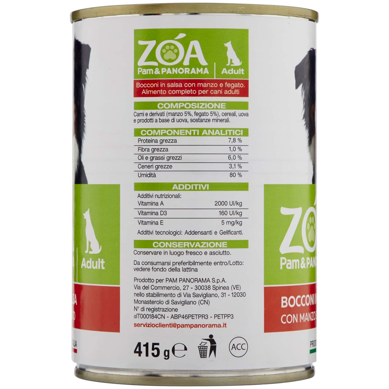 ZOA Adult Bocconi in Salsa con Manzo e Fegato 415 g – immagine 6
