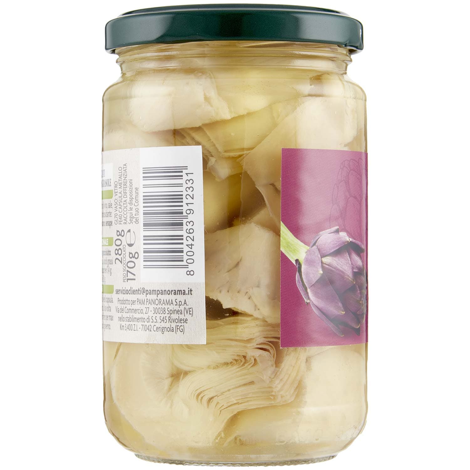 PAM PANORAMA Carciofini Tagliati all'Olio di Semi di Girasole 280 g – immagine 4