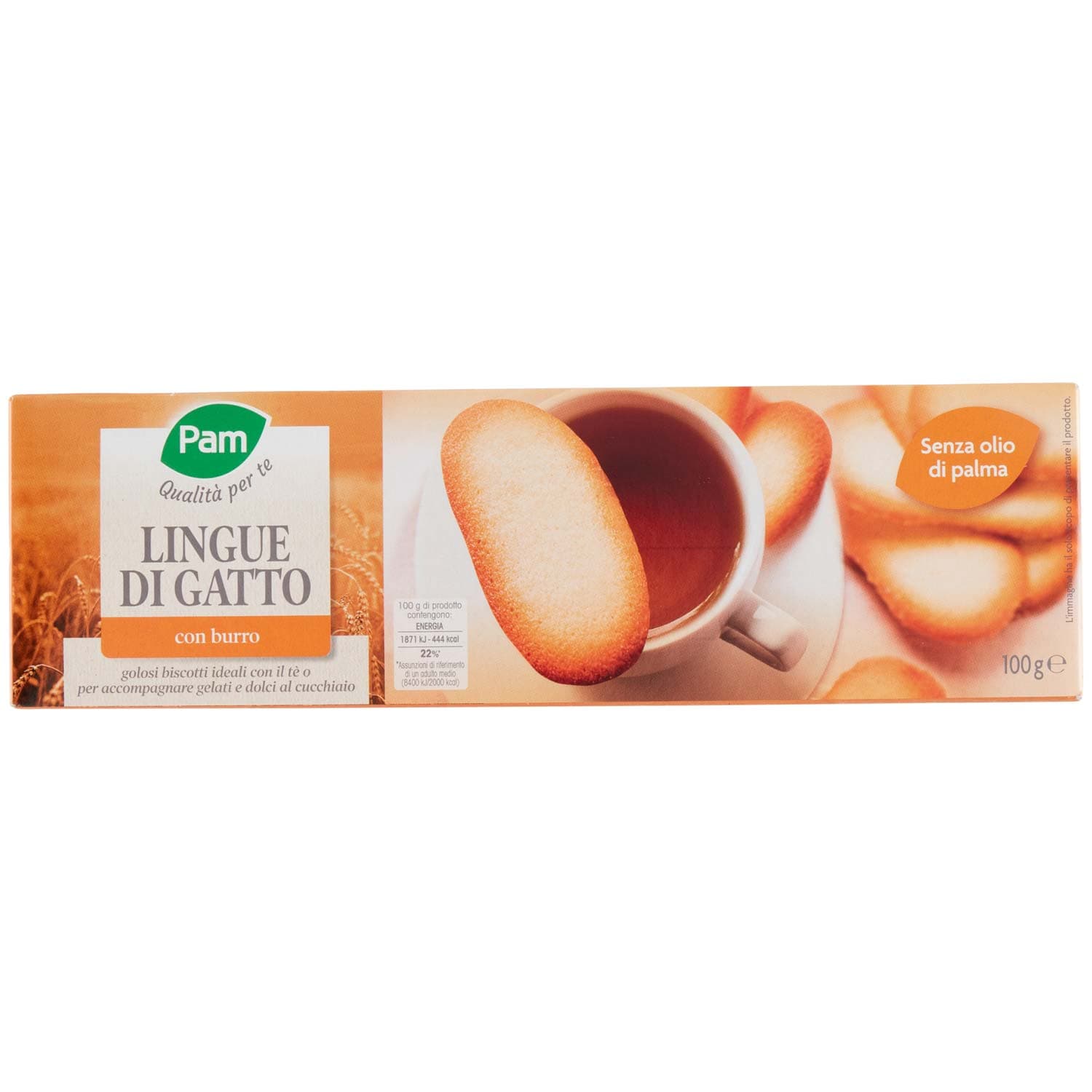 PAM Qualità per te Lingue di Gatto 100 g – immagine 3