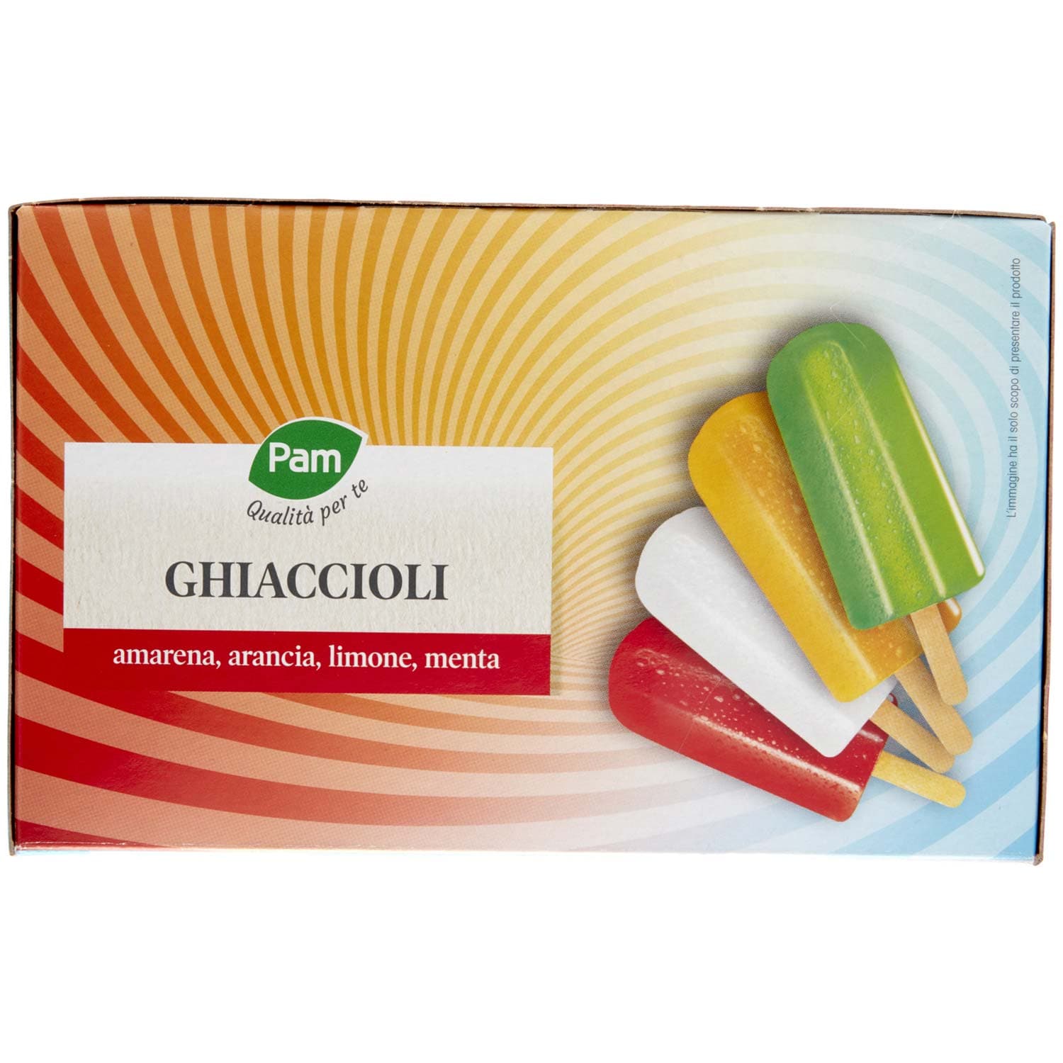 PAM Qualità per te Ghiaccioli amarena, arancia, limone, menta 20 x 70 g – immagine 4