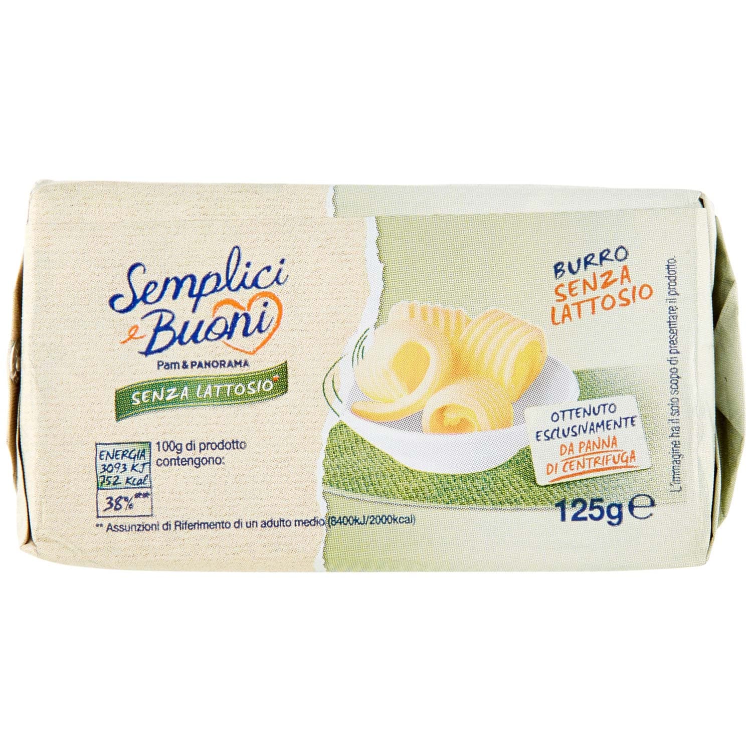 SEMPLICI E BUONI Senza Lattosio Burro 125 g – immagine 3