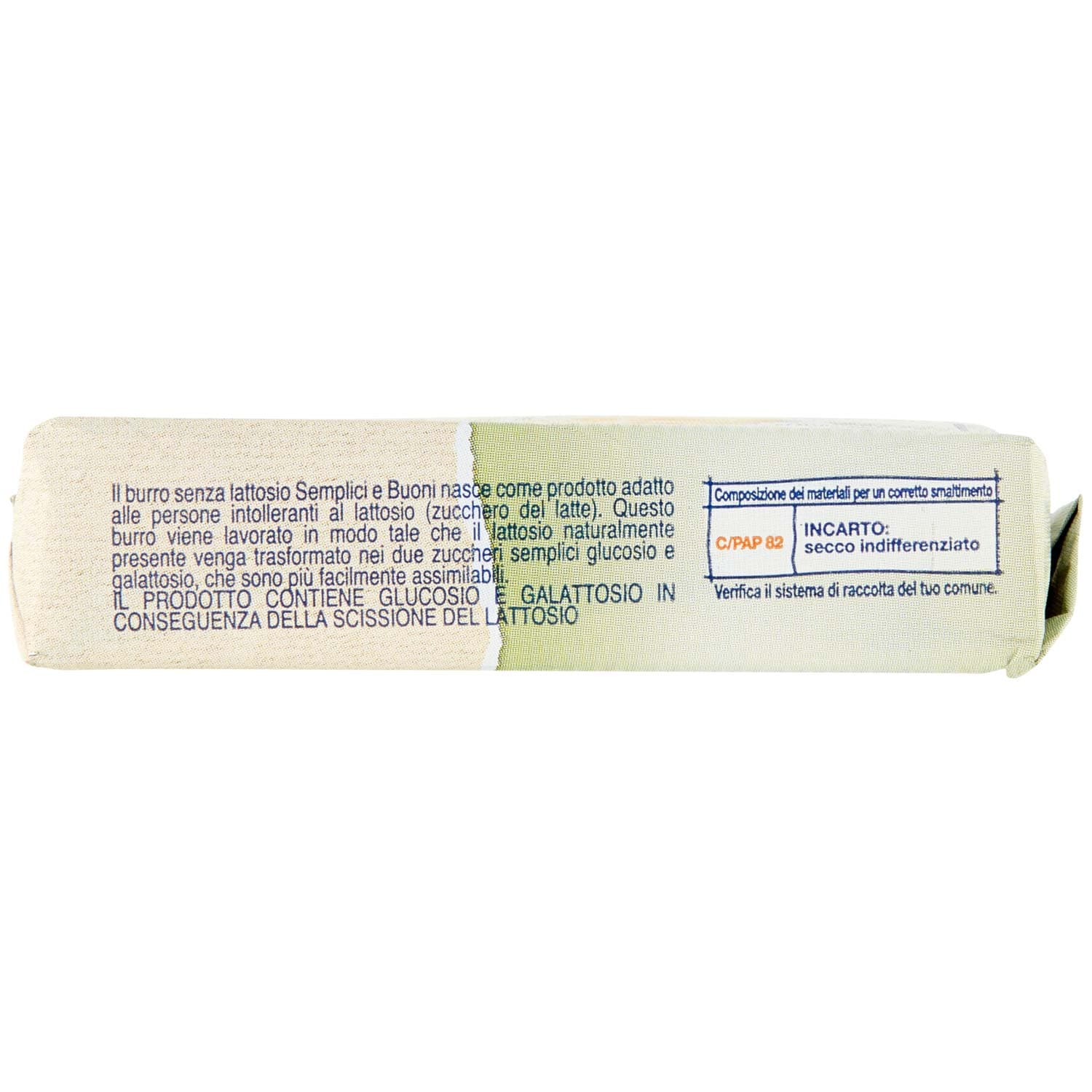 SEMPLICI E BUONI Senza Lattosio Burro 125 g – immagine 8