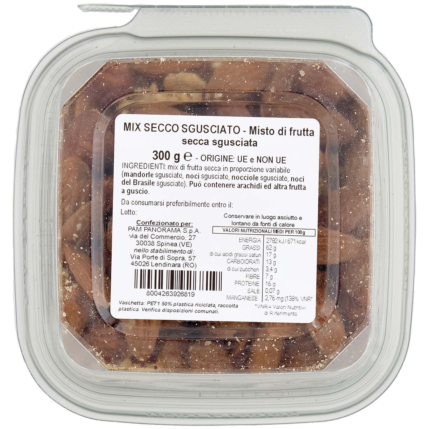 PAM Mix Secco Sgusciato 300 g – immagine 5
