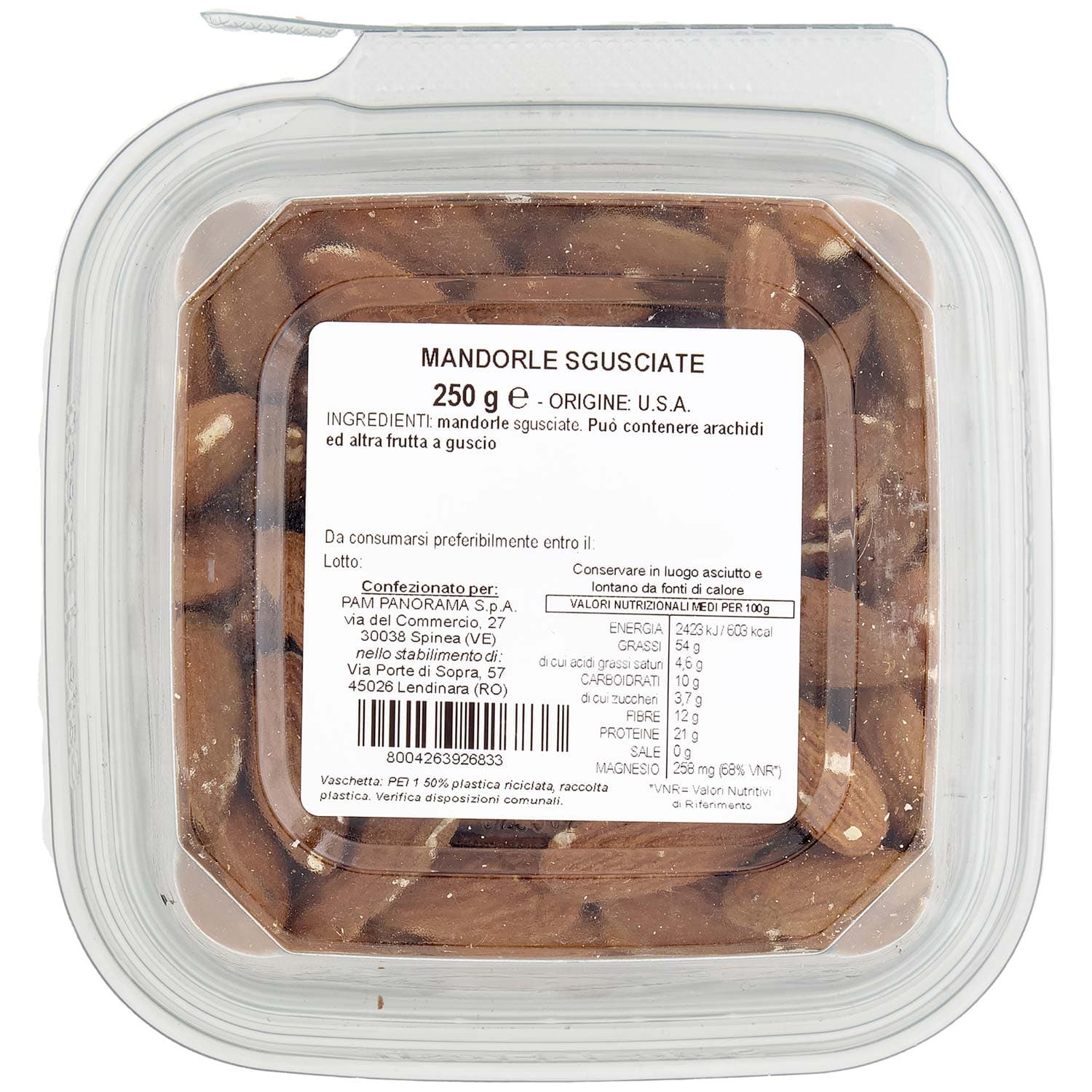 PAM Mandorle Sgusciate 250 g – immagine 5