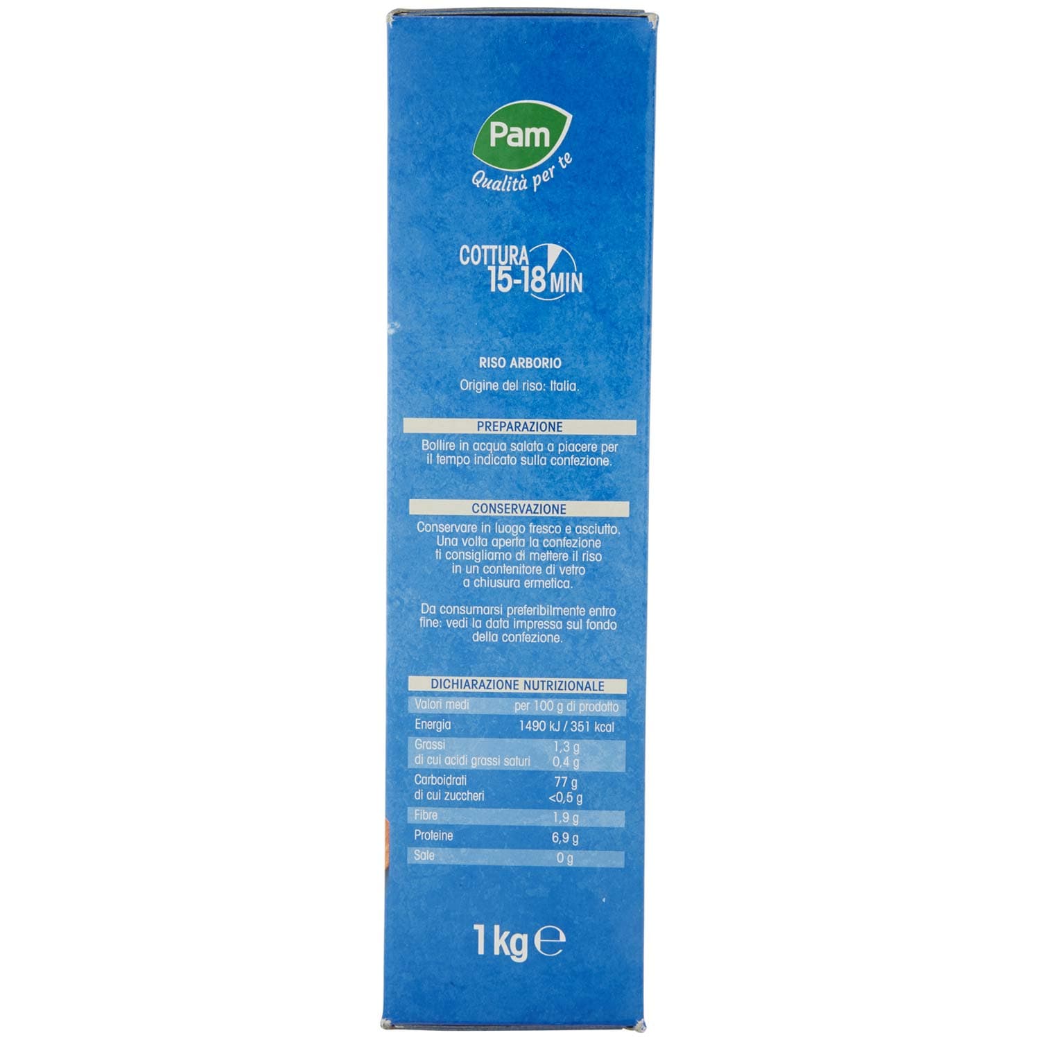 PAM Qualità per te Riso Arborio 1 kg – immagine 6
