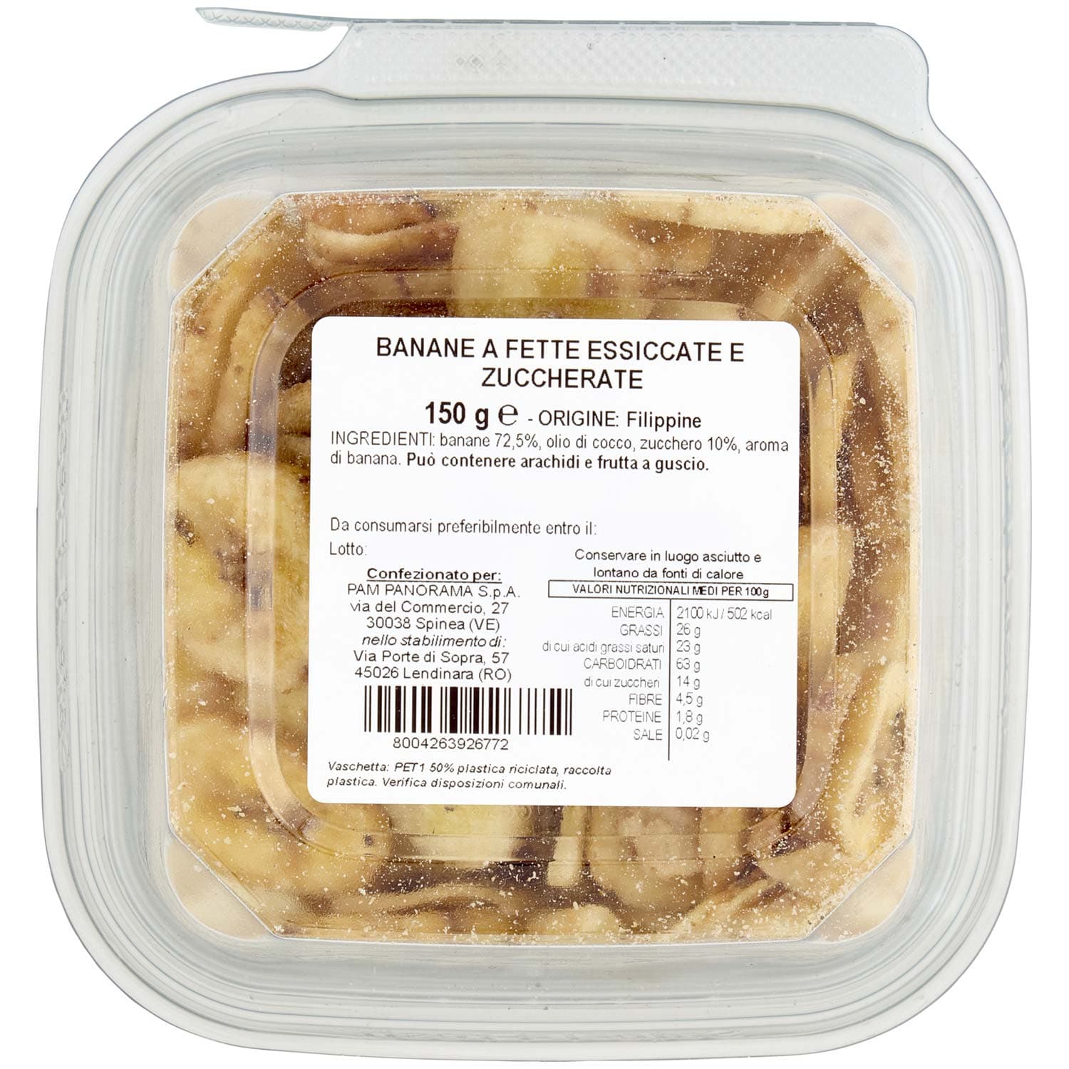PAM Chips di Banana Croccanti 150 g – immagine 5