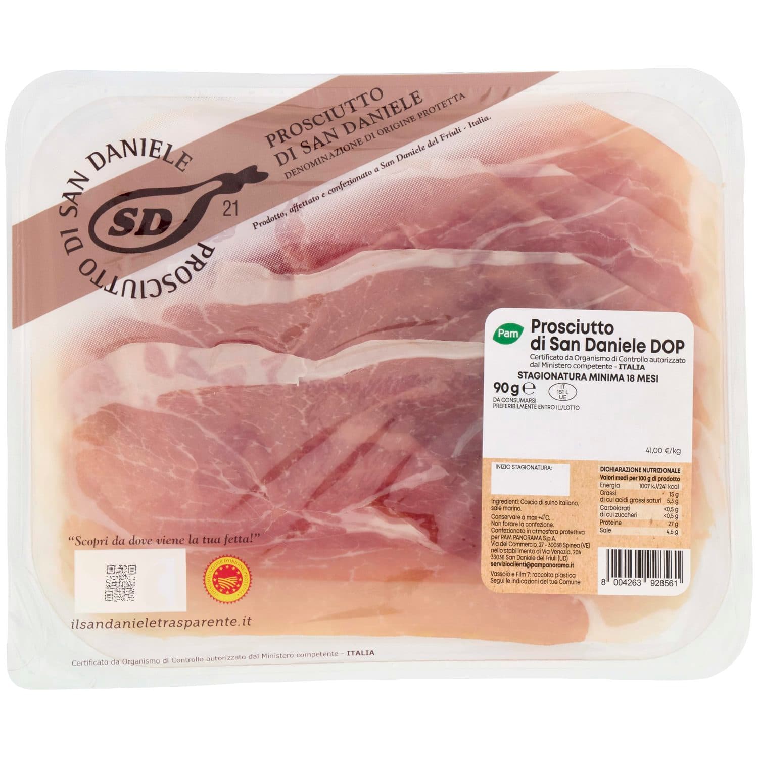 PAM Prosciutto di San Daniele DOP 90 g – immagine 3