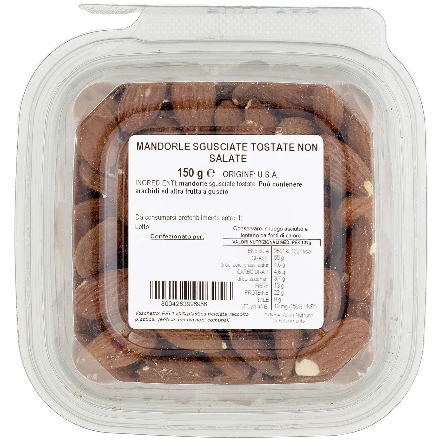 PAM Mandorle Sgusciate Tostate 150 g – immagine 5