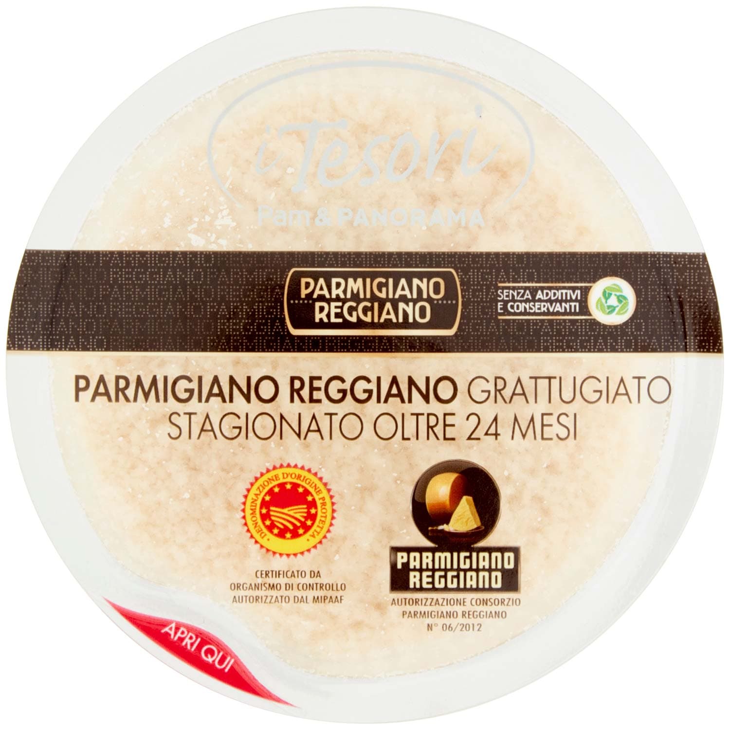I TESORI Parmigiano Reggiano Grattugiato Stagionato Oltre 24 Mesi 100 g – immagine 3