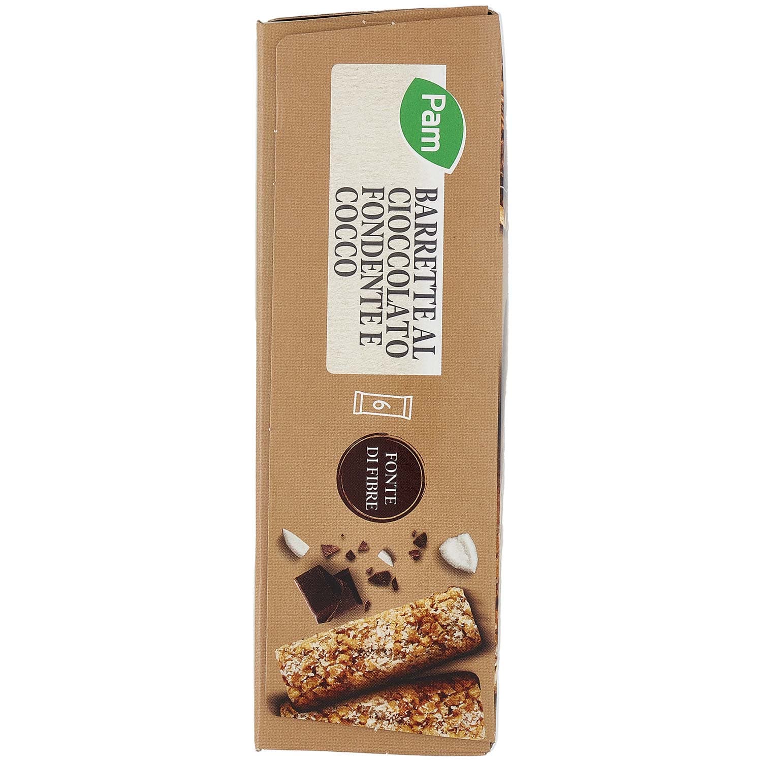 PAM Barrette al Cioccolato Fondente e Cocco 6 x 21 g – immagine 4