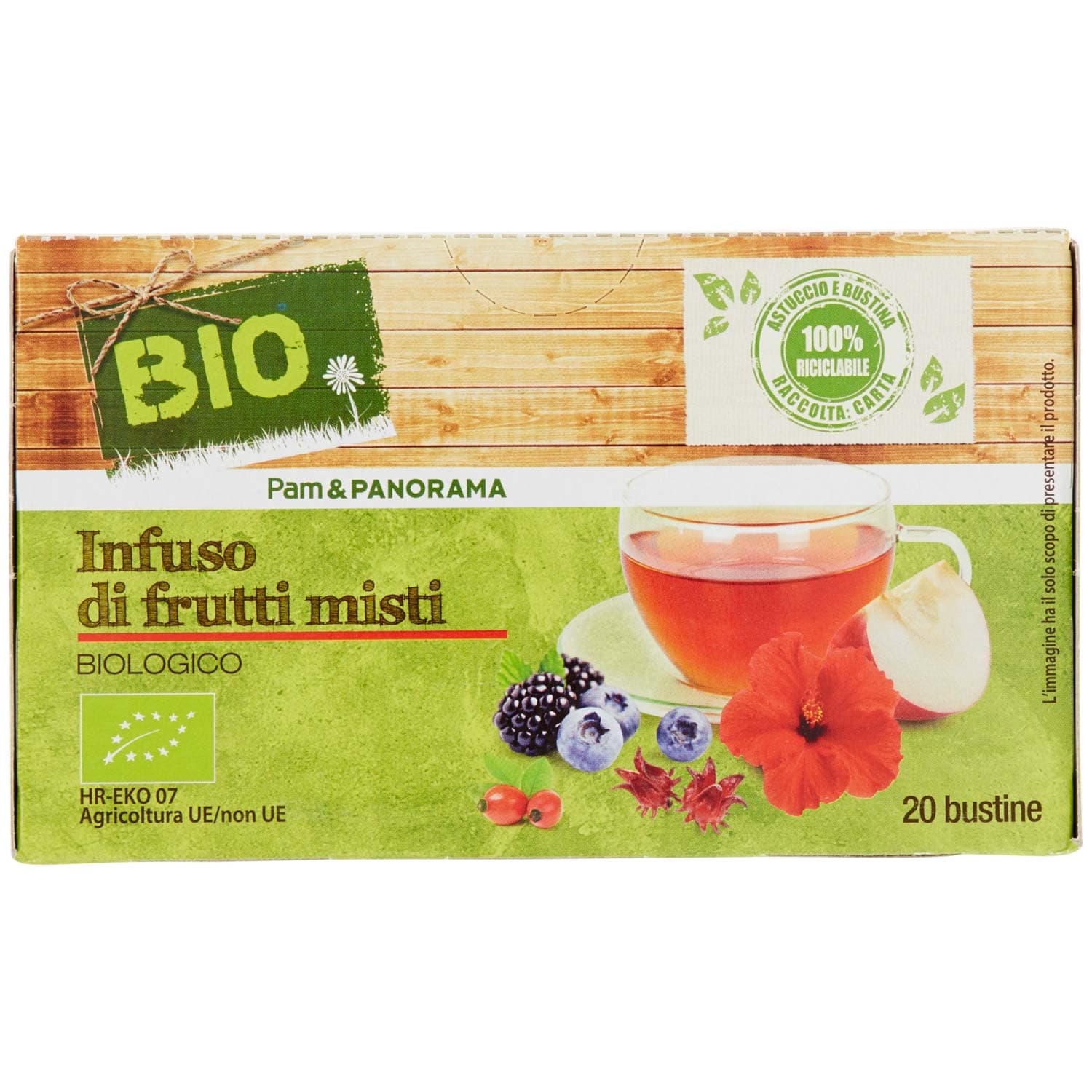 BIO Tisana di frutti misti 60g (3g x 20) – immagine 3