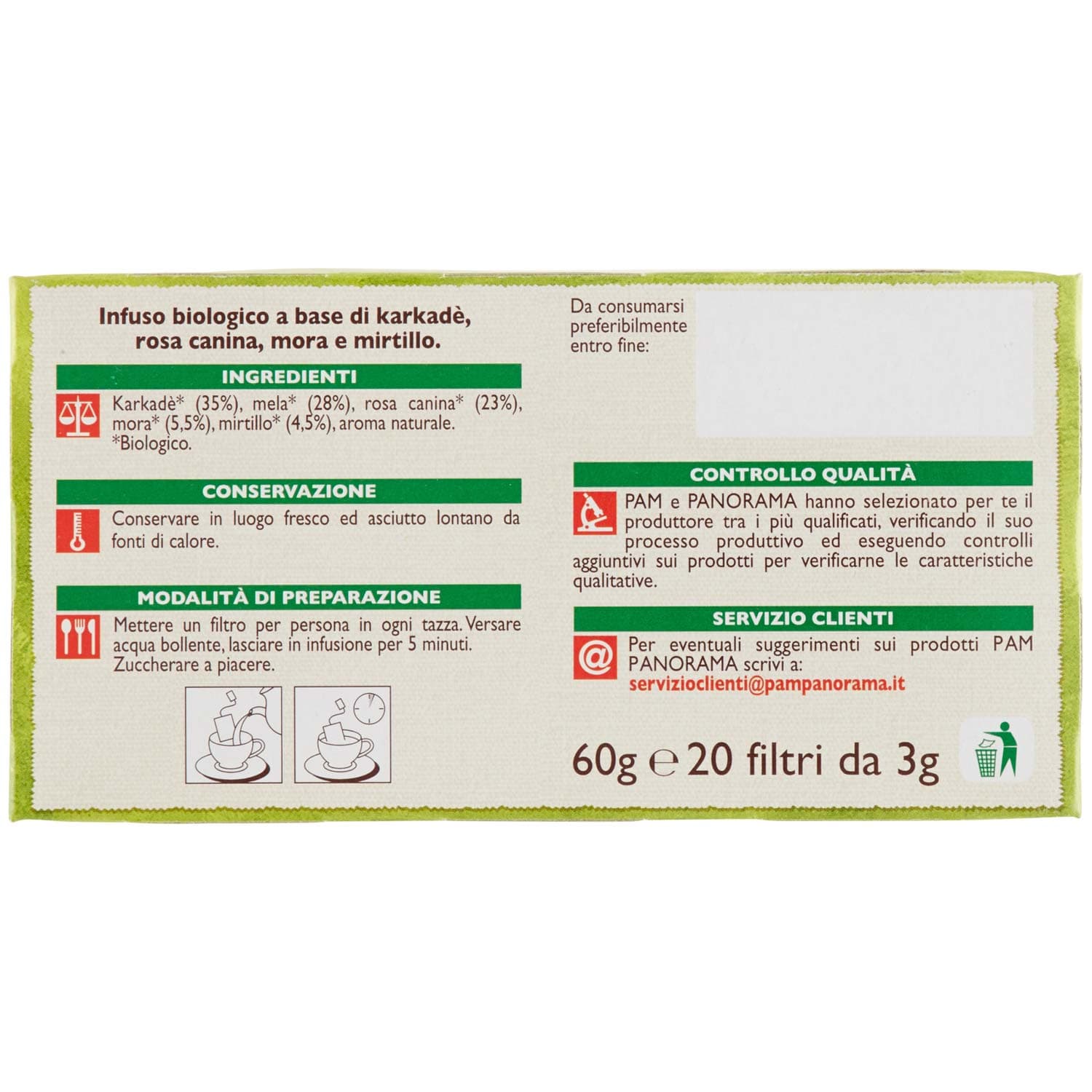 BIO Tisana di frutti misti 60g (3g x 20) – immagine 8