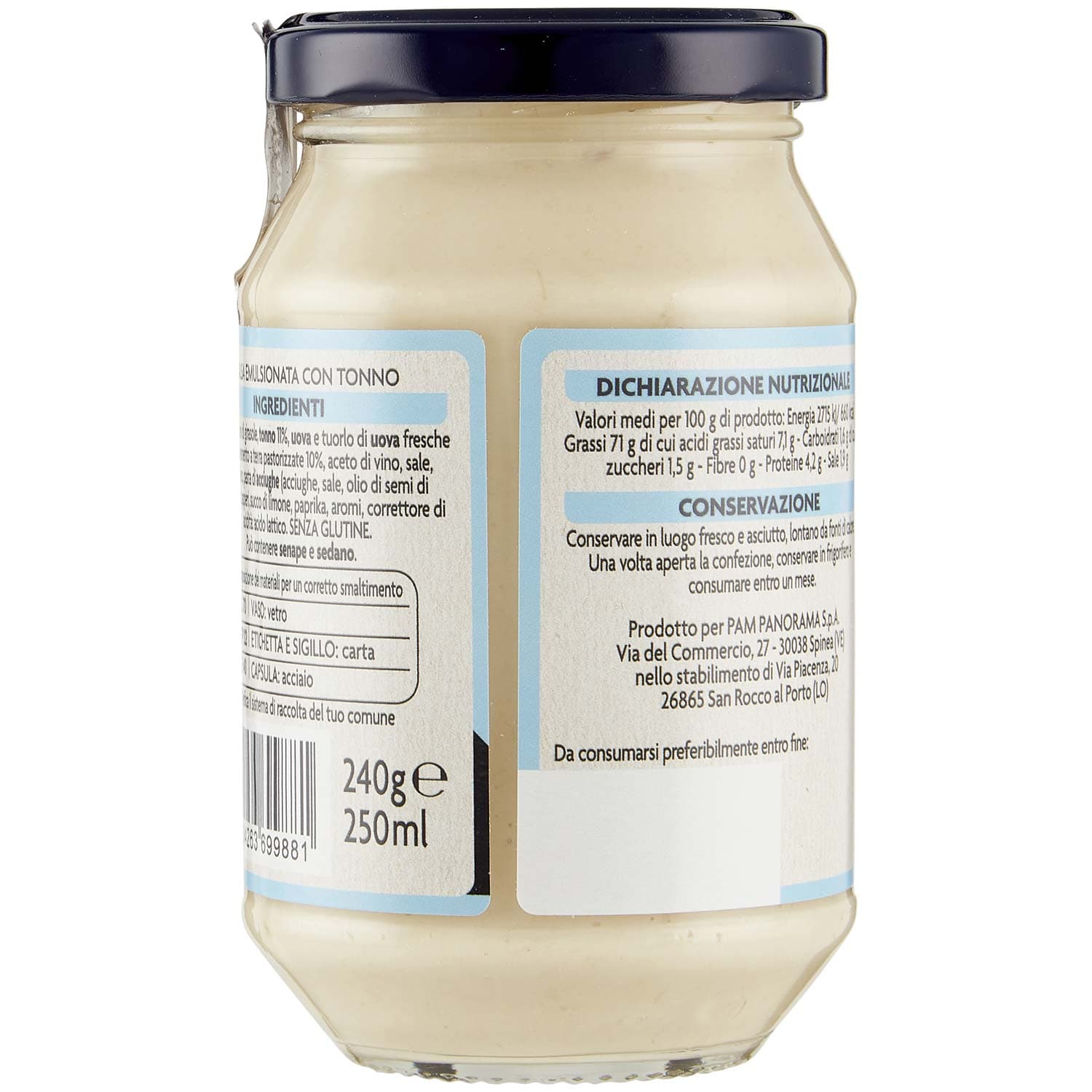 PAM Qualità per te Salsa Tonnata 250 ml – immagine 5
