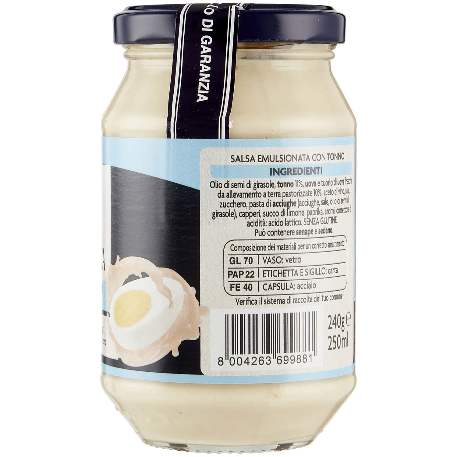 PAM Qualità per te Salsa Tonnata 250 ml – immagine 6