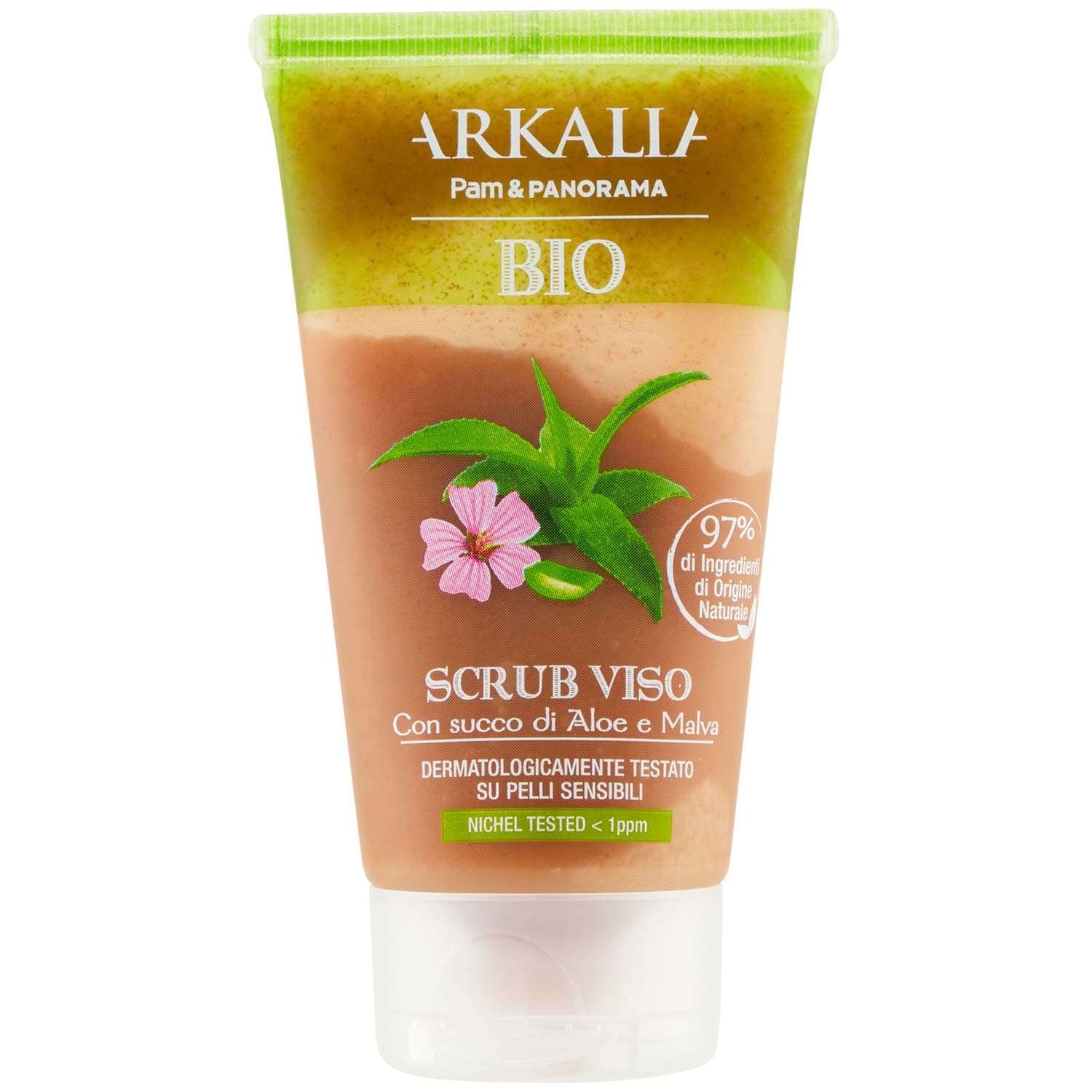 ARKALIA BIO Scrub Viso con succo di Aloe e Malva 75 ml – immagine 3