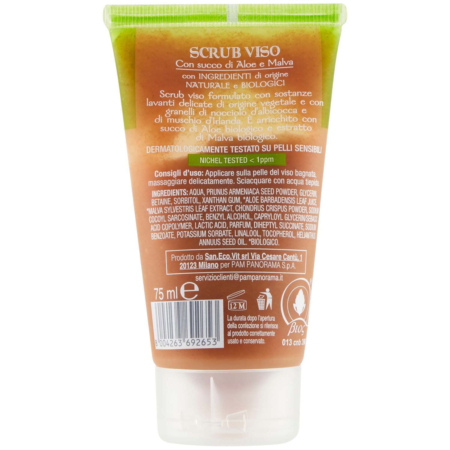 ARKALIA BIO Scrub Viso con succo di Aloe e Malva 75 ml – immagine 5
