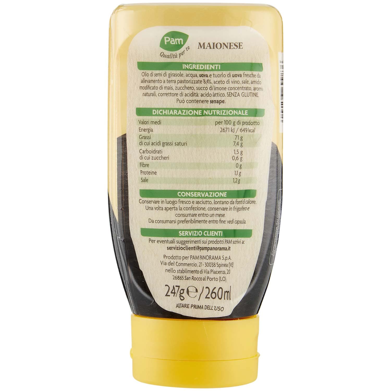 PAM Qualità per te Maionese 260 ml – immagine 5