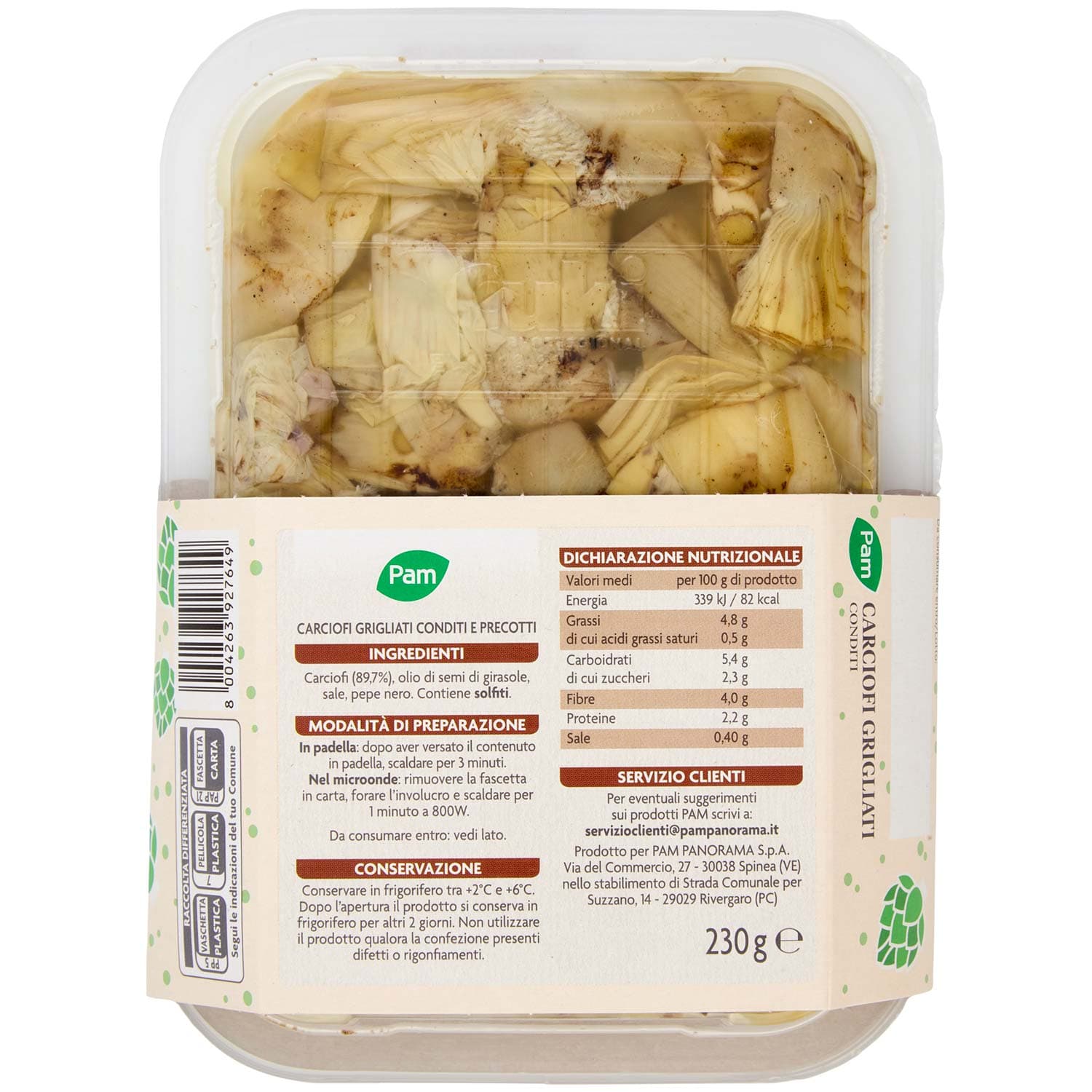 FRESCHE BONTÁ Carciofi Grigliati 230 g – immagine 5