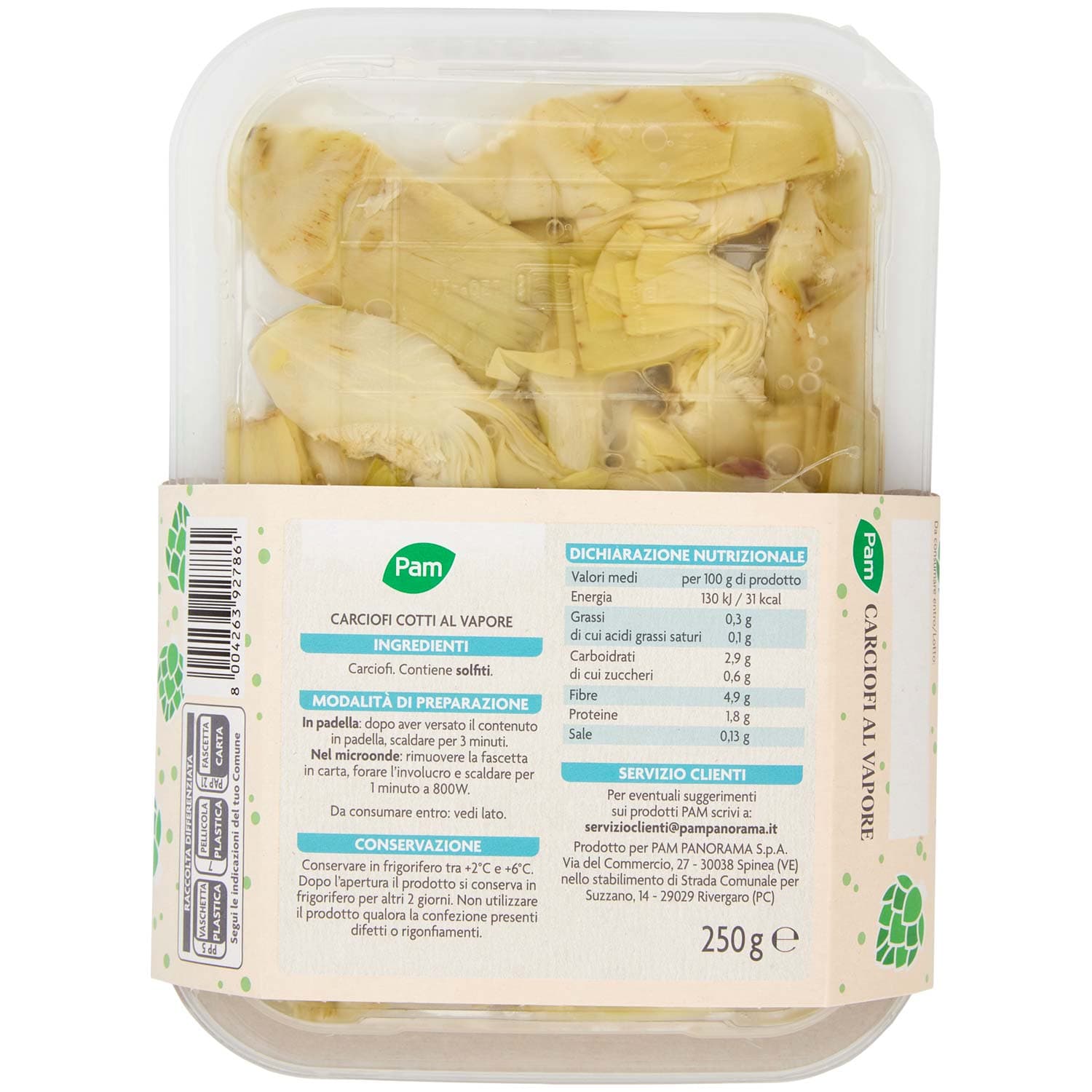 FRESCHE BONTÁ Carciofi al Vapore 250 g – immagine 5