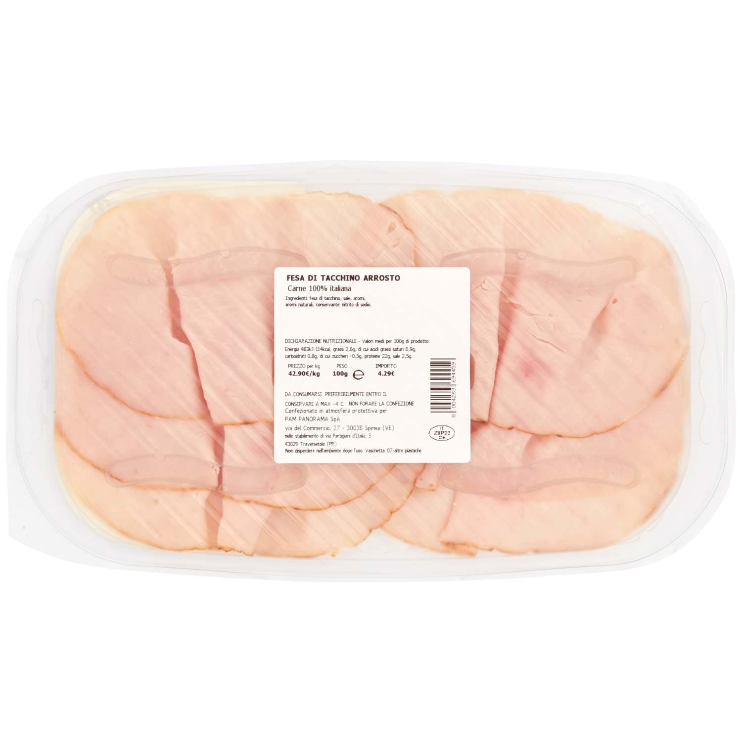 Salumeria Artigiana Fesa di Tacchino Arrosto 100 g – immagine 5