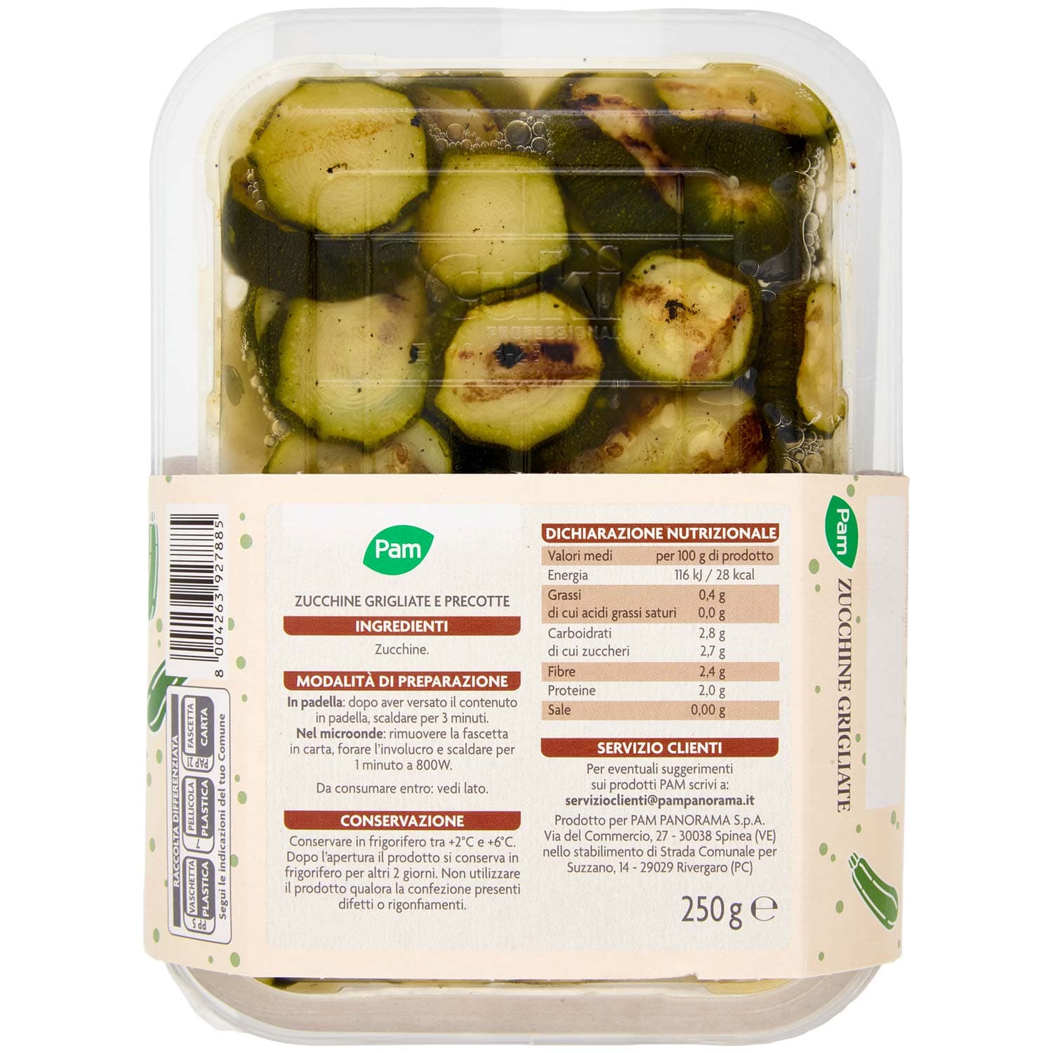 FRESCHE BONTÁ Zucchine Grigliate 250 g – immagine 5