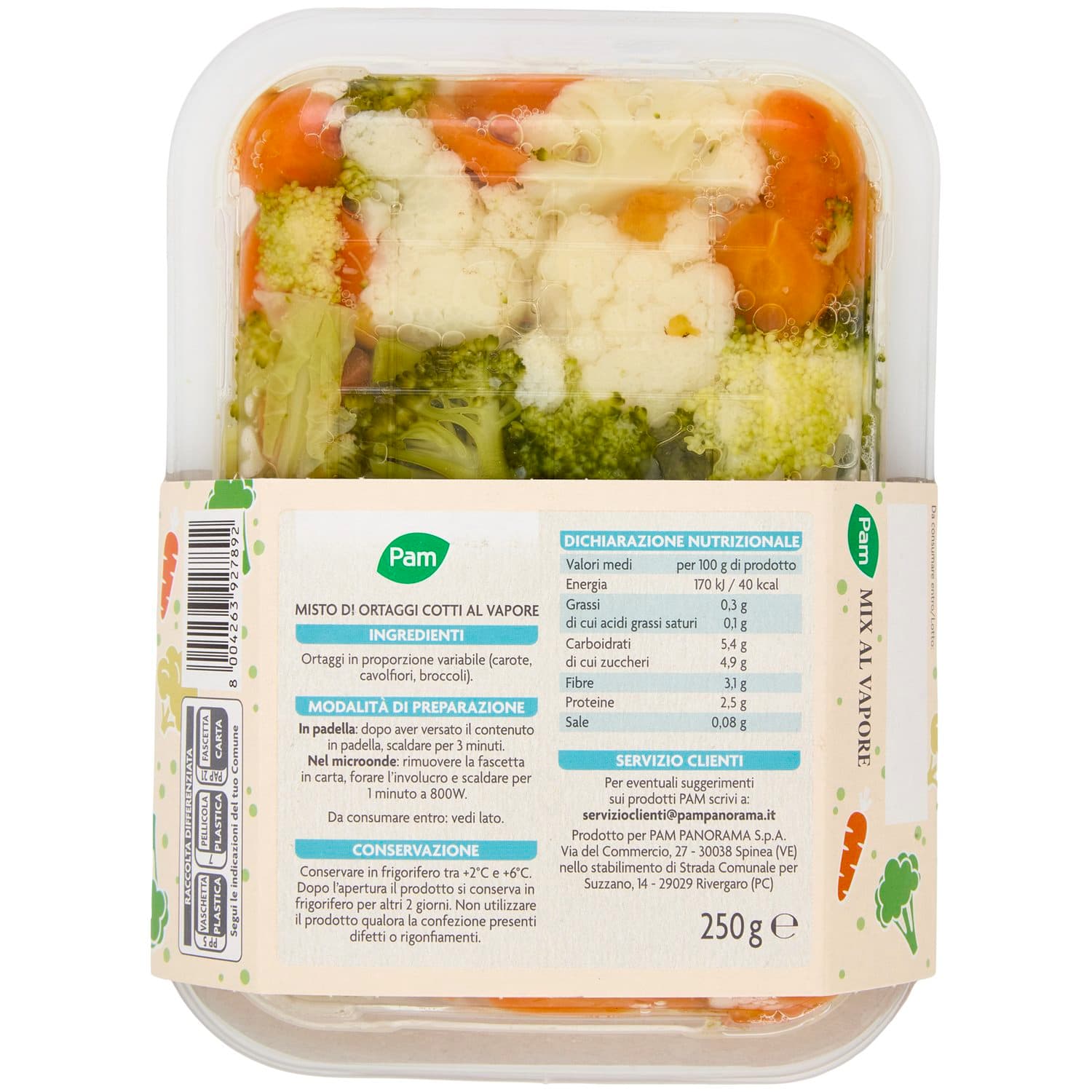 FRESCHE BONTÁ Mix al Vapore 250 g – immagine 5