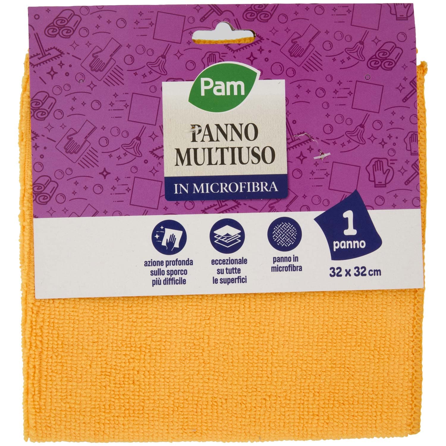 PAM Panno Multiuso in Microfibra 32 x 32 cm 1 pz – immagine 3