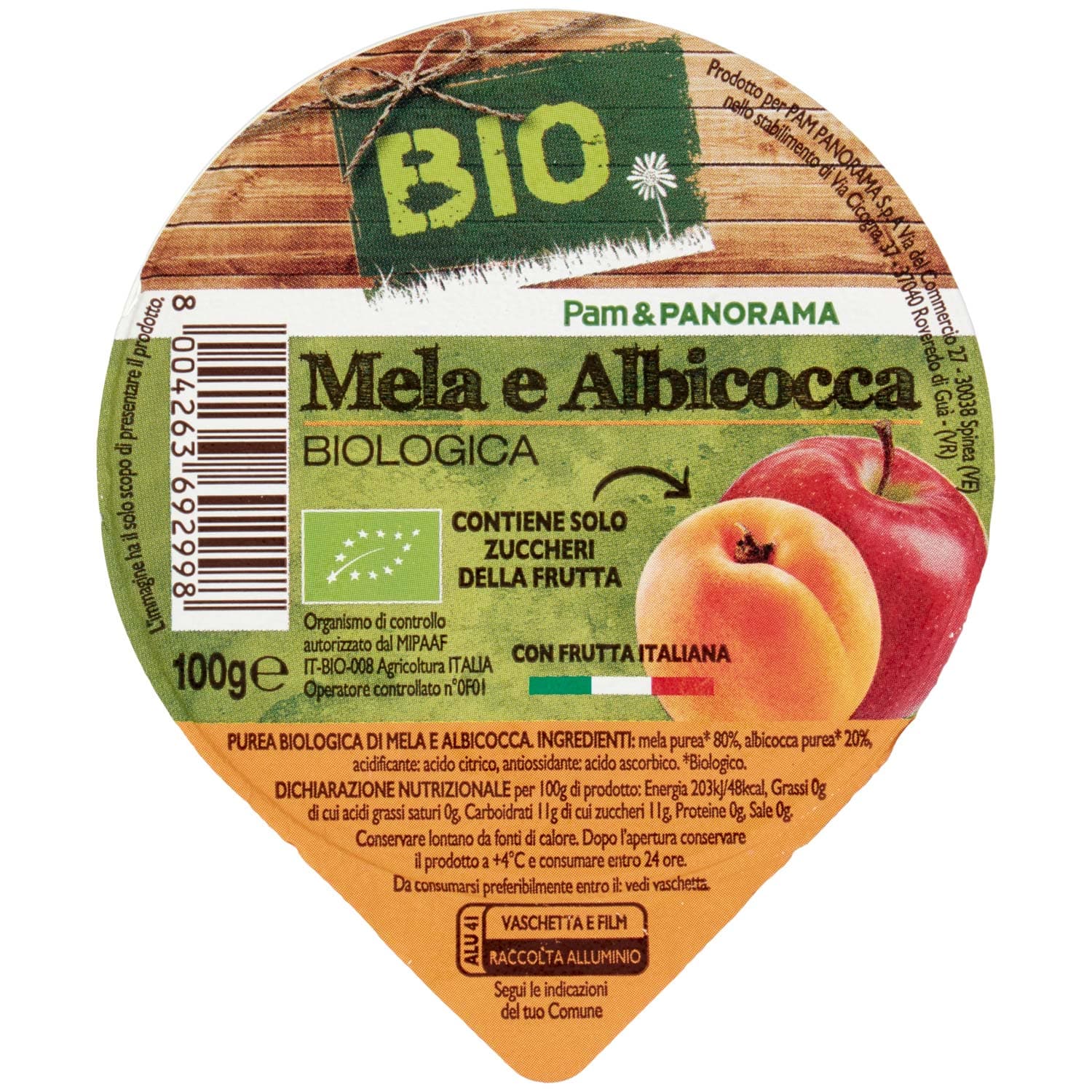 BIO Mela e Albicocca Biologica 100 g – immagine 3