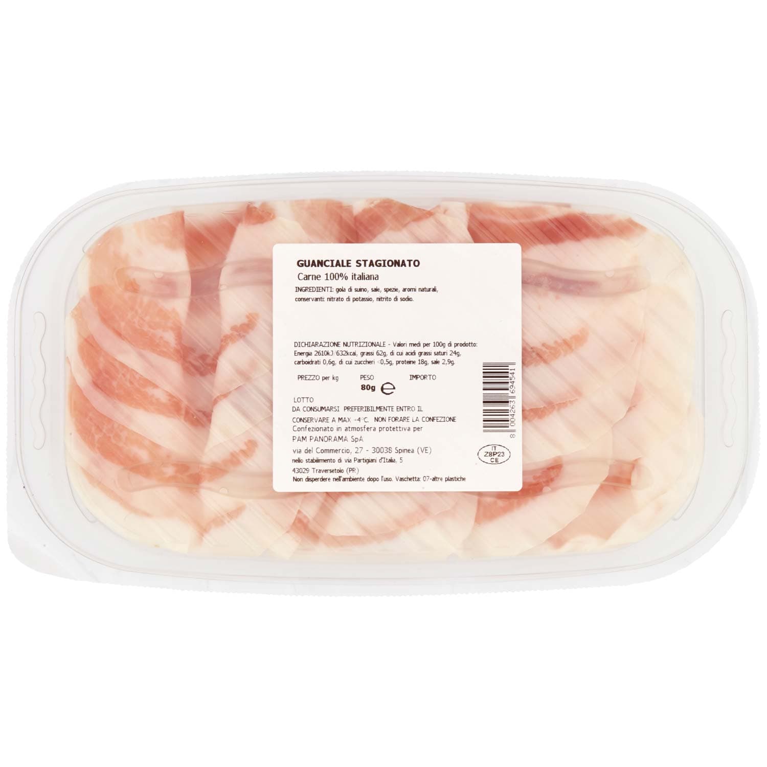 Salumeria Artigiana Guanciale Stagionato 80 g – immagine 5