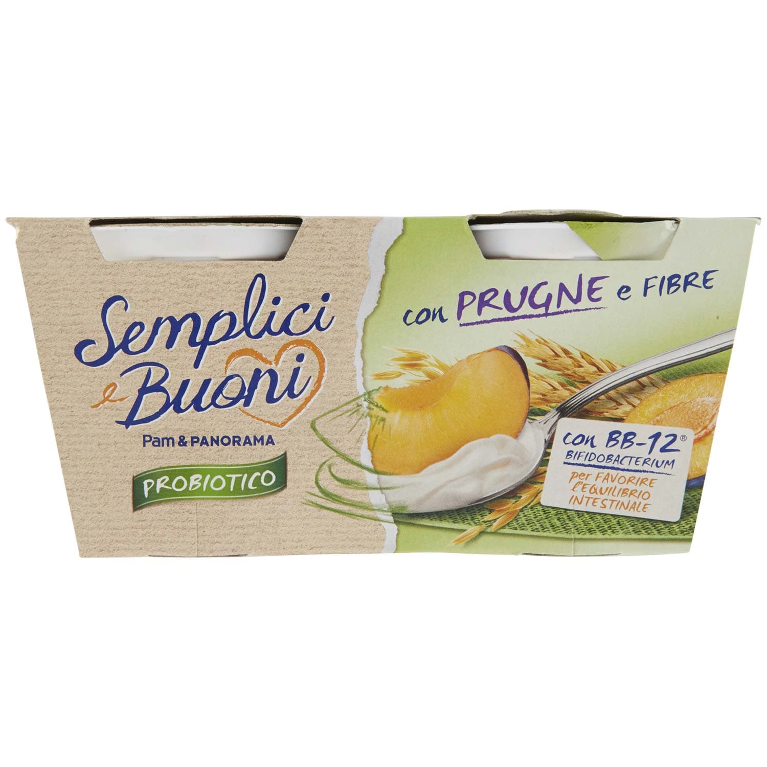SEMPLICI E BUONI Probiotico con Prugne e Fibre 250 g (125 g x 2) – immagine 3