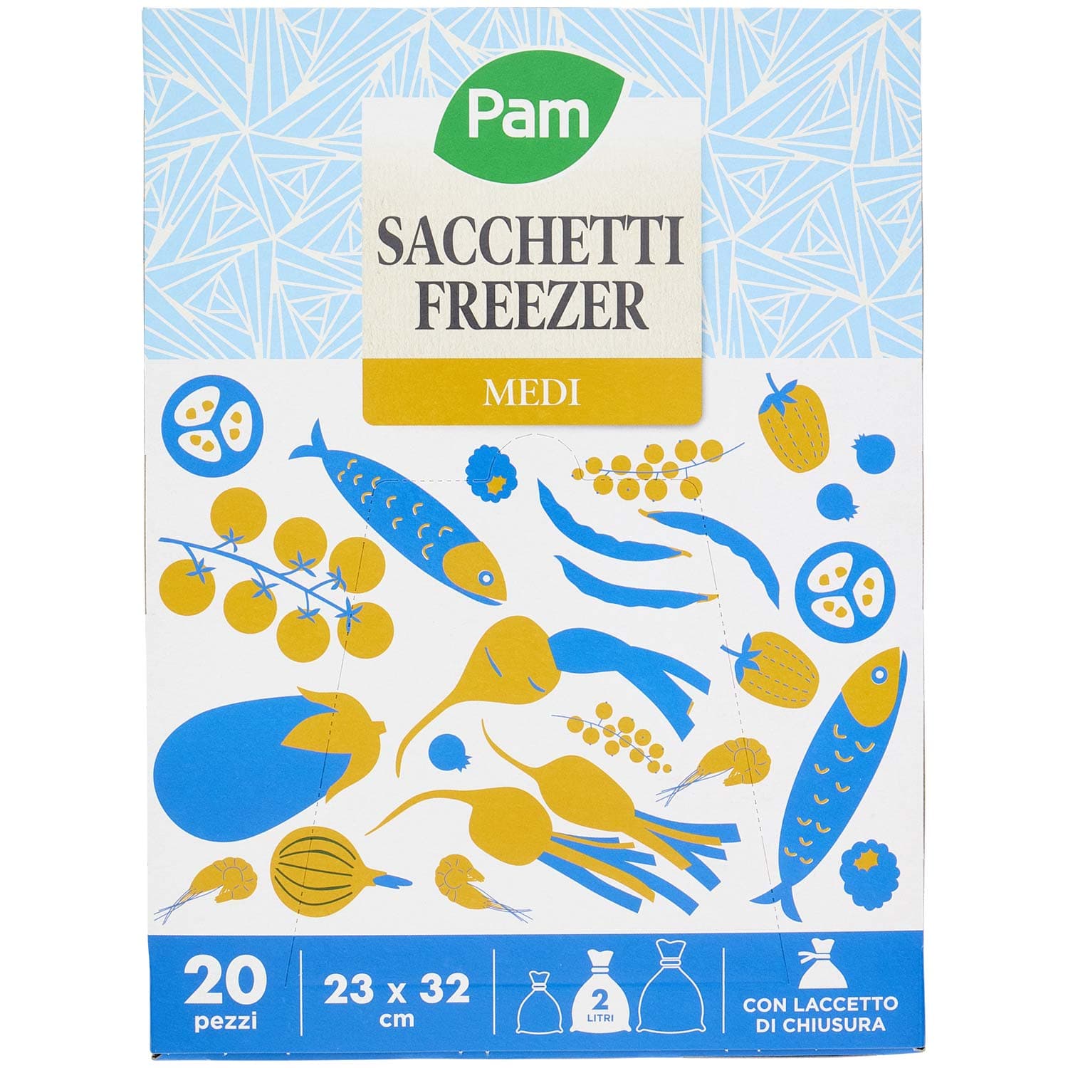 PAM PANORAMA Sacchetti Freezer 23x32 cm 20 pz – immagine 3