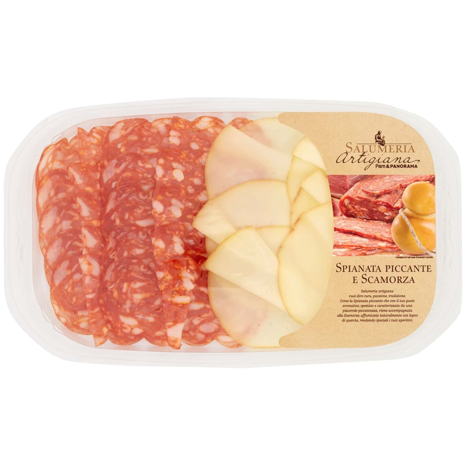 Salumeria Artigiana Spianata Piccante e Scamorza 120 g – immagine 3