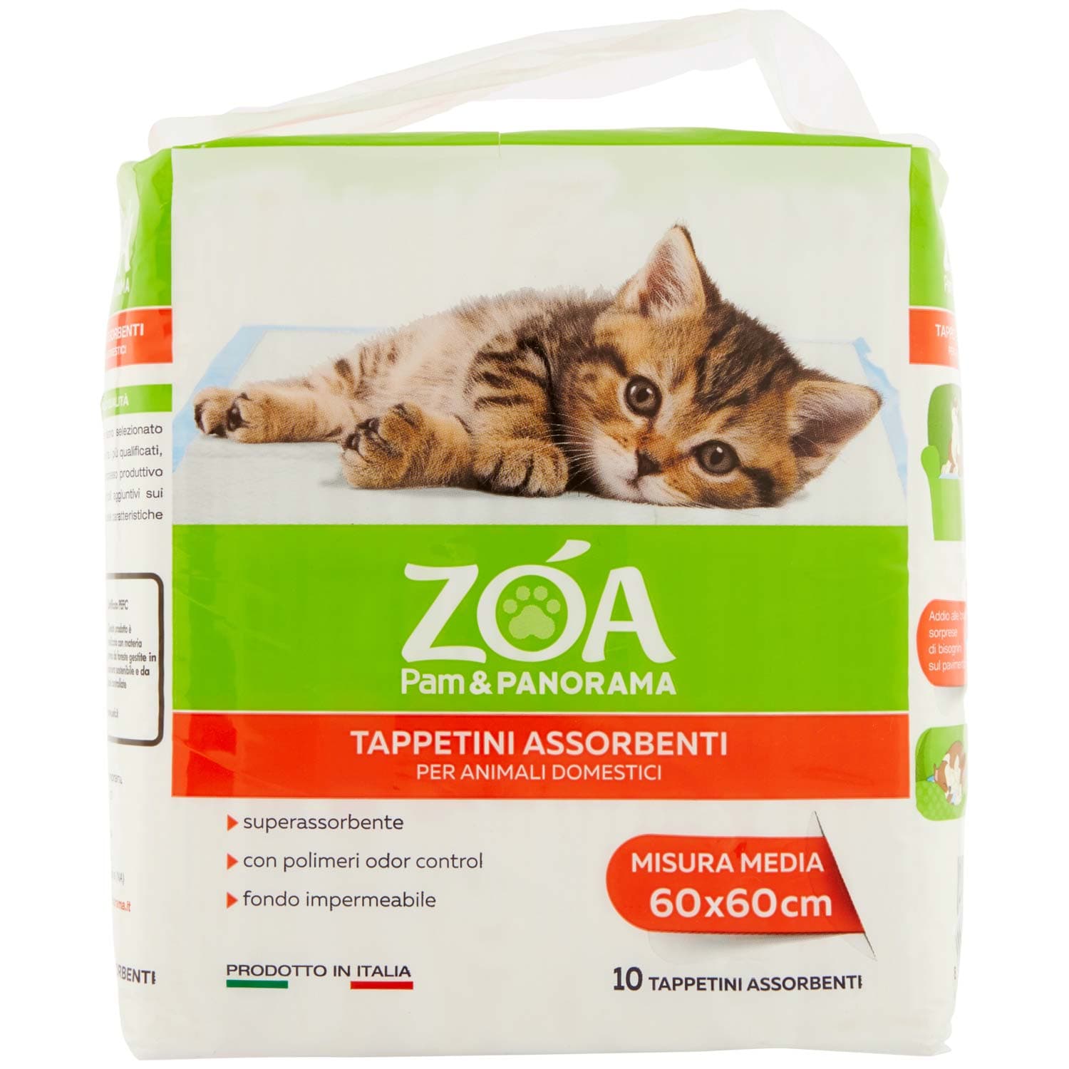 ZOA Tappetini Assorbenti per Animali Domestici Misura Media 60x60cm 10 pz – immagine 5