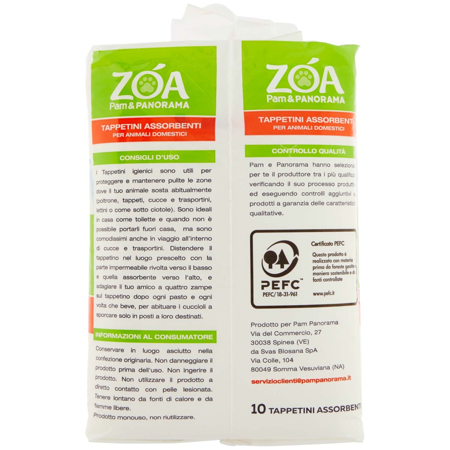 ZOA Tappetini Assorbenti per Animali Domestici Misura Media 60x60cm 10 pz – immagine 6