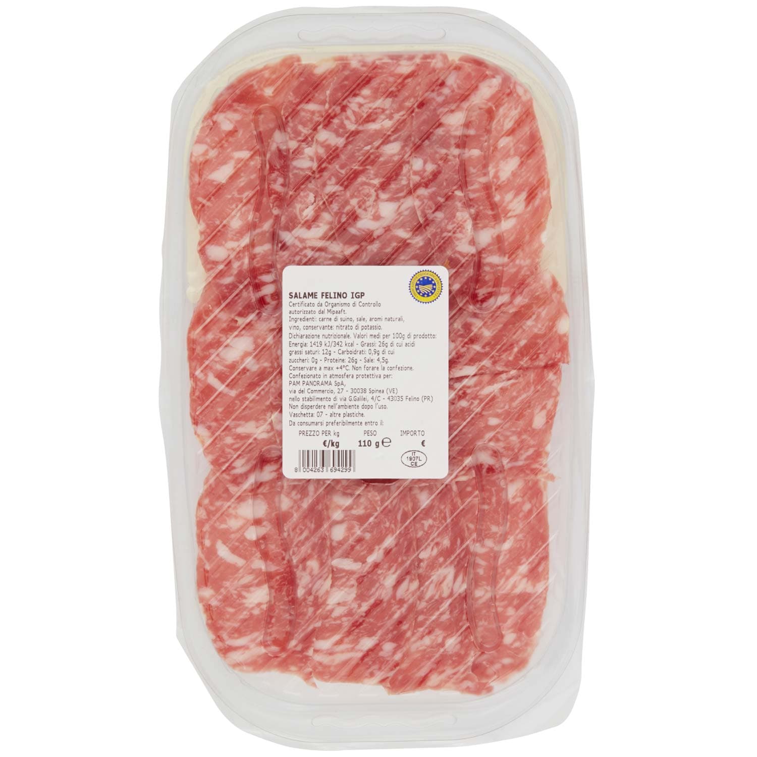 Salumeria Artigiana Salame Felino IGP 110 g – immagine 5