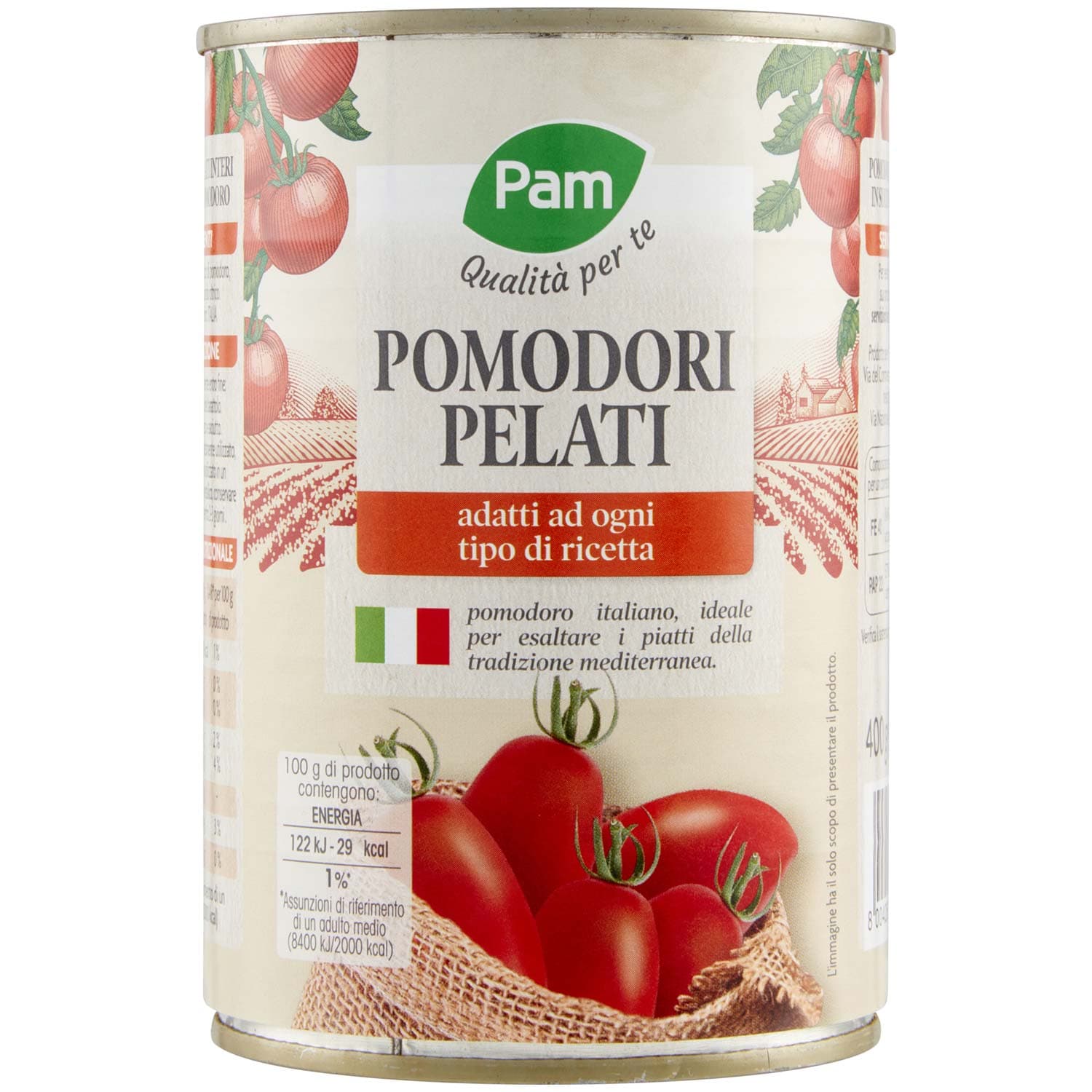 PAM PANORAMA Pomodori Pelati Interi 400 g – immagine 3